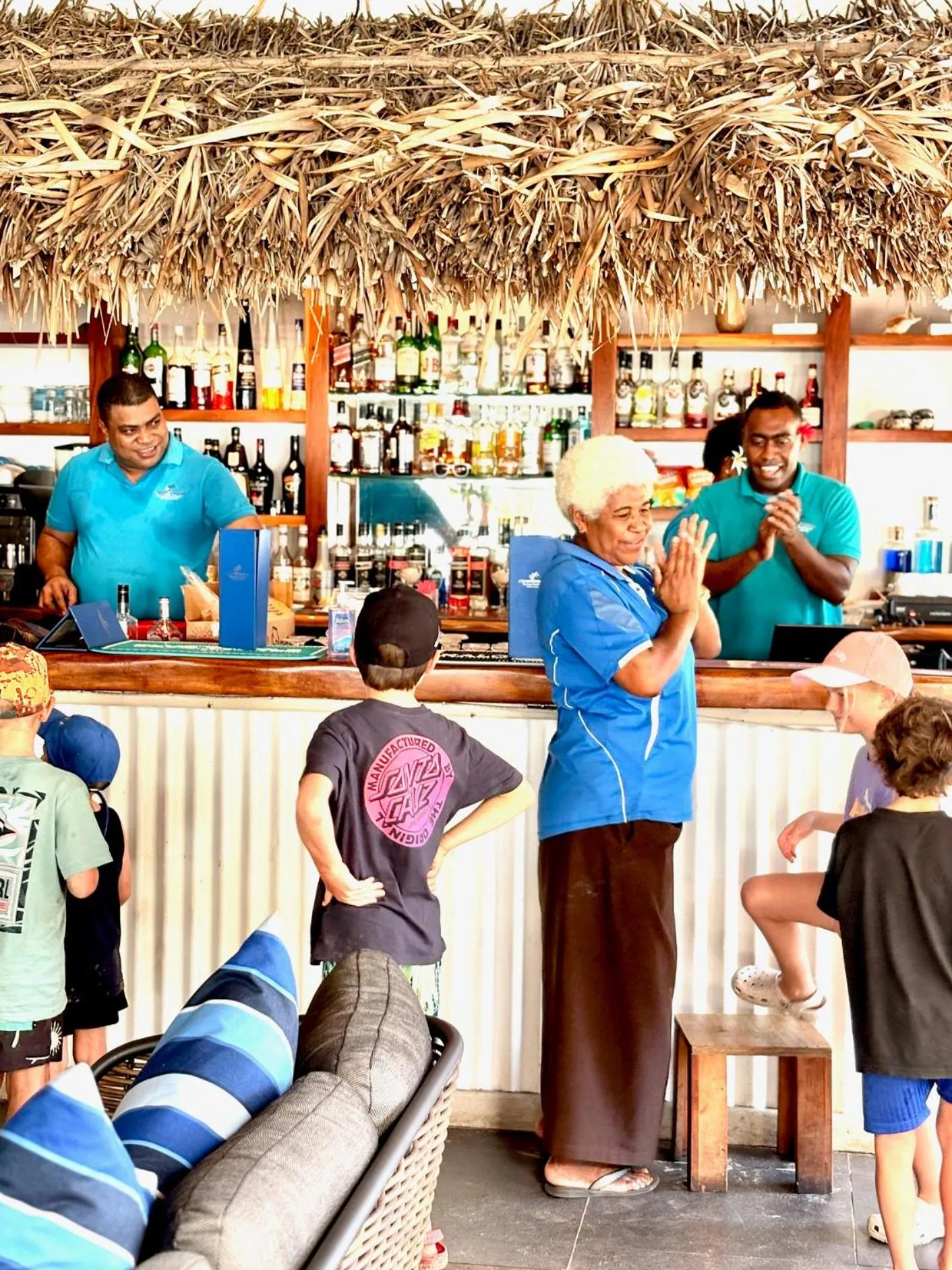 Family in Blue Lagoon Beach Resort