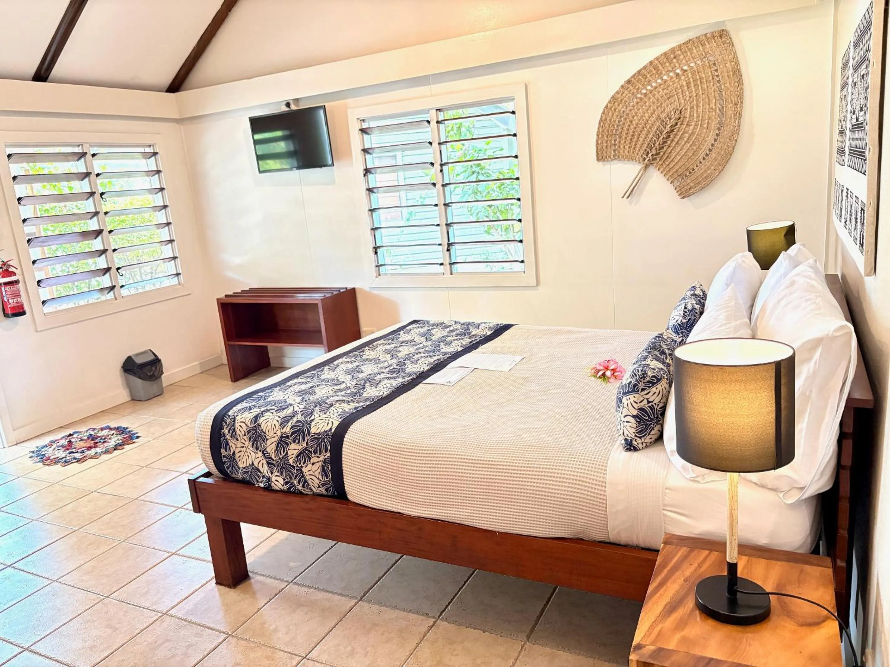 Bed in Blue Lagoon Beach Resort