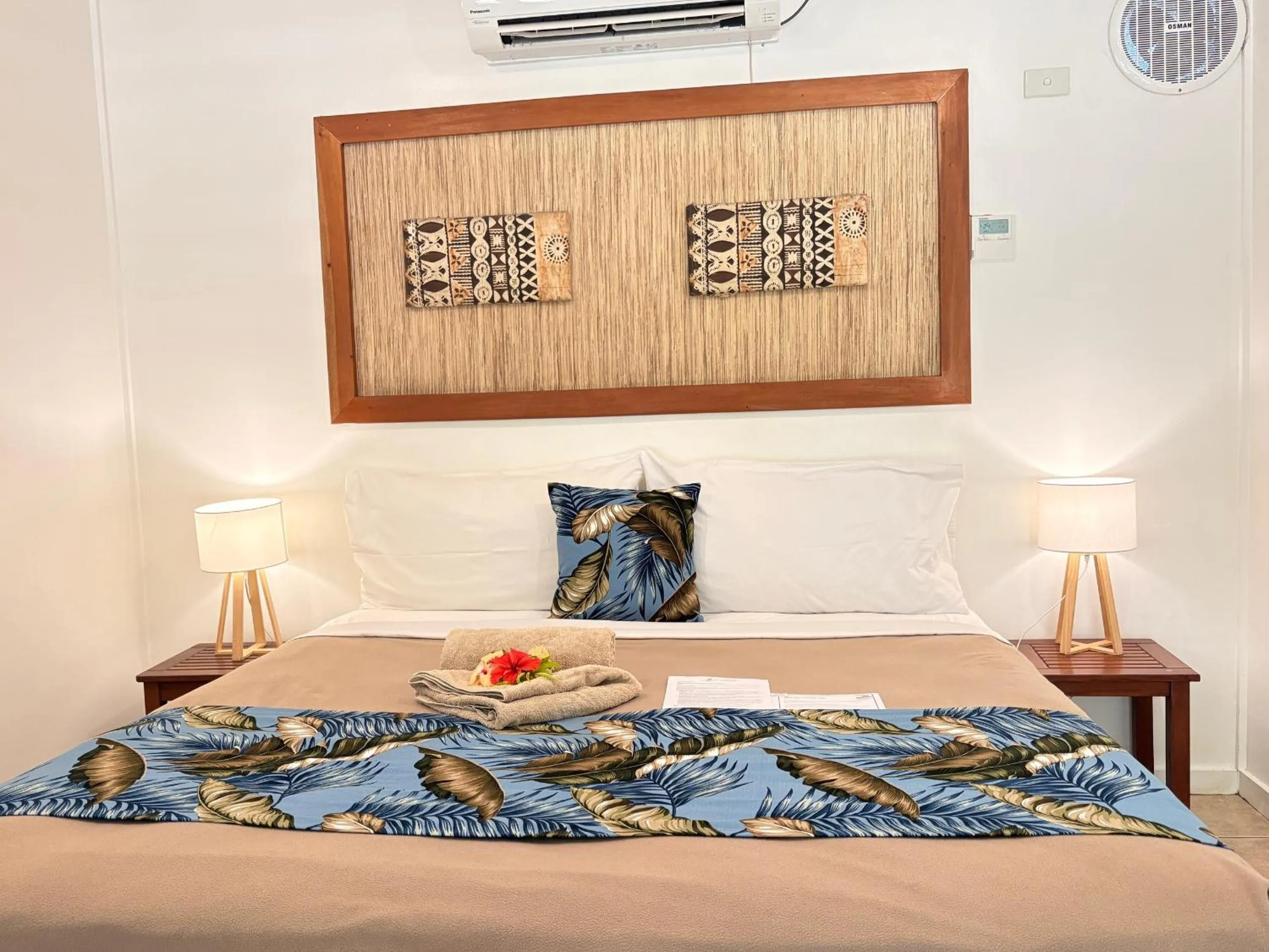 Bed in Blue Lagoon Beach Resort