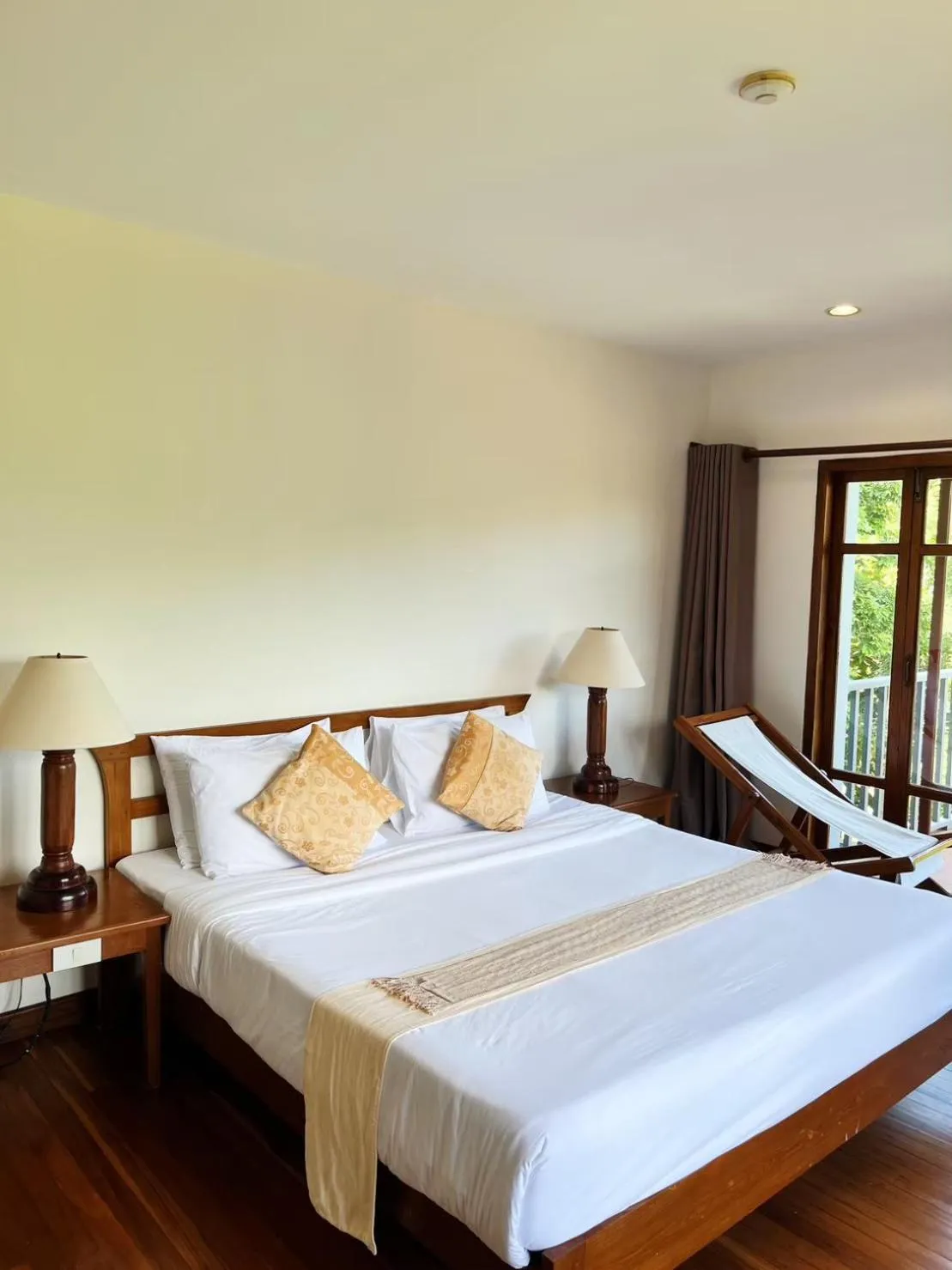 Bed in Riverhouse Resort