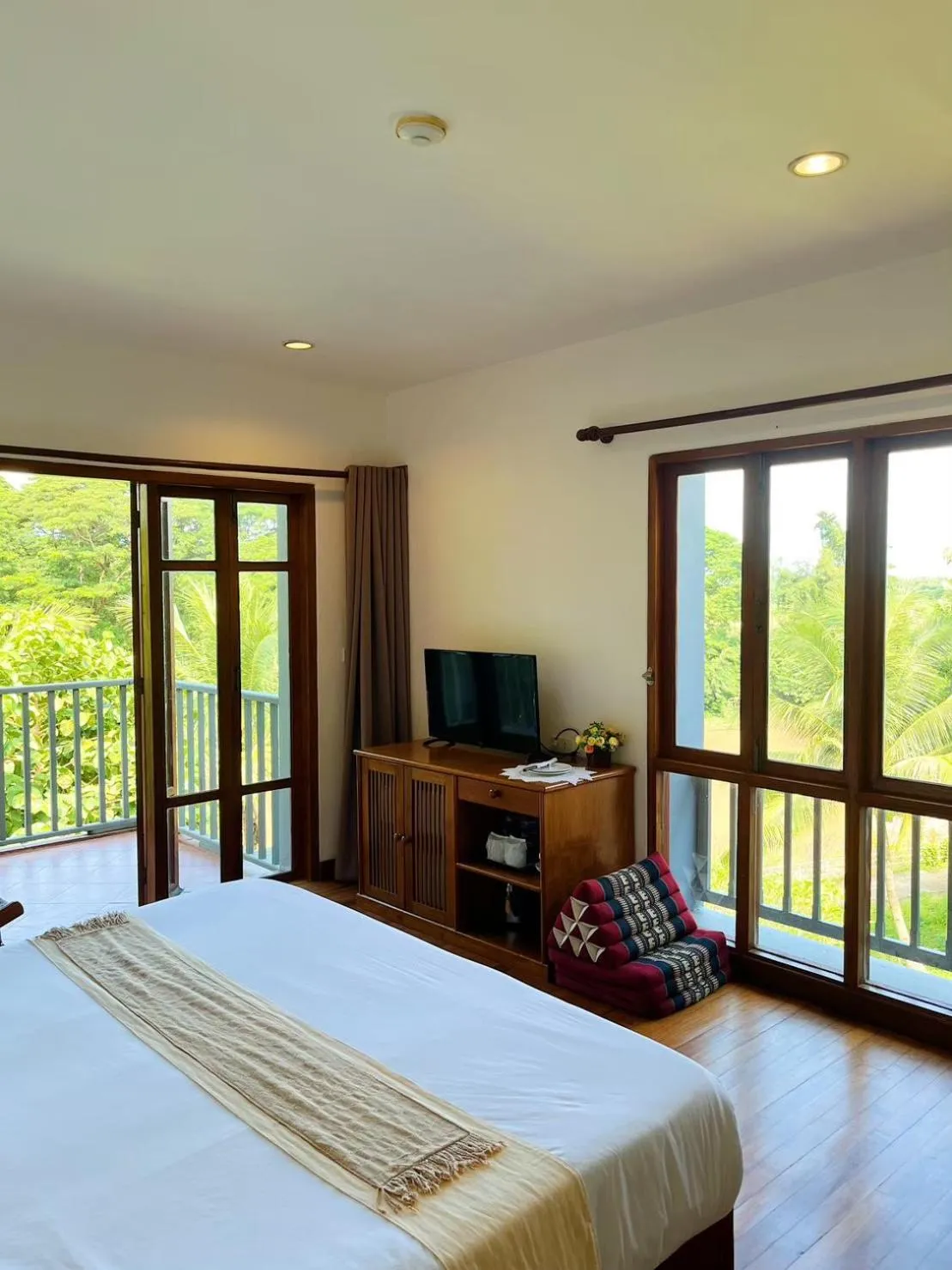 Bed in Riverhouse Resort