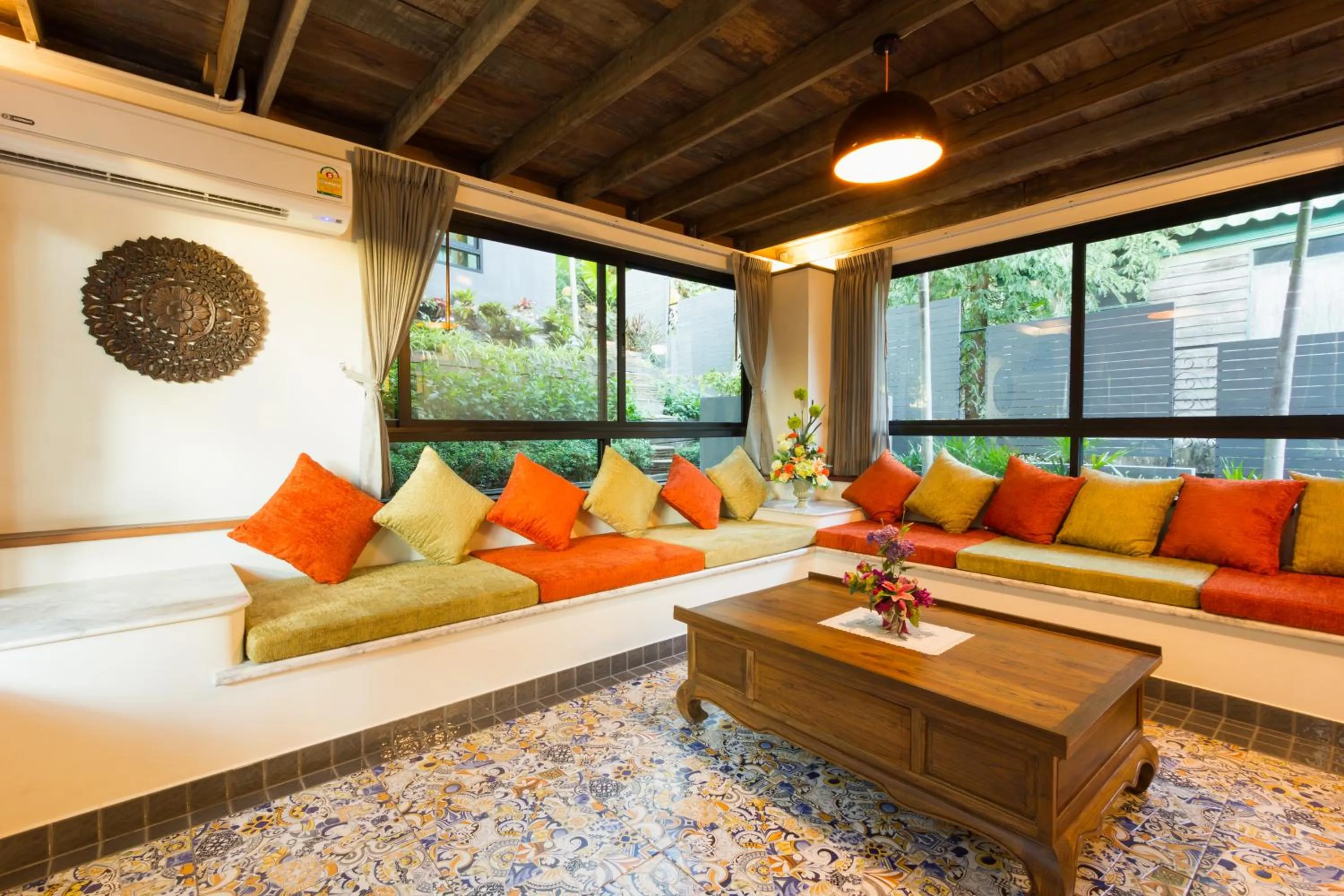 Living room, Bed in Kata Tranquil Villa - SHA Plus