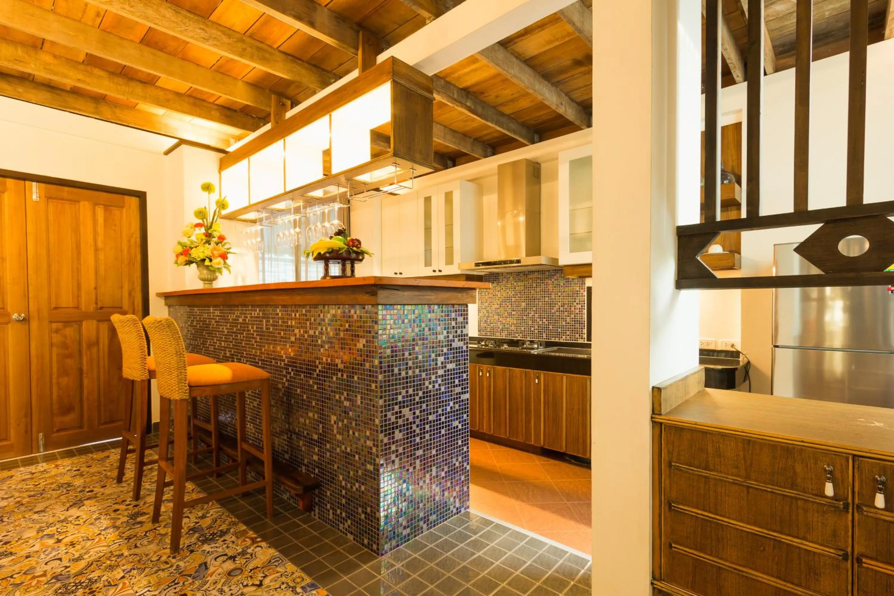 Kitchen or kitchenette in Kata Tranquil Villa - SHA Plus