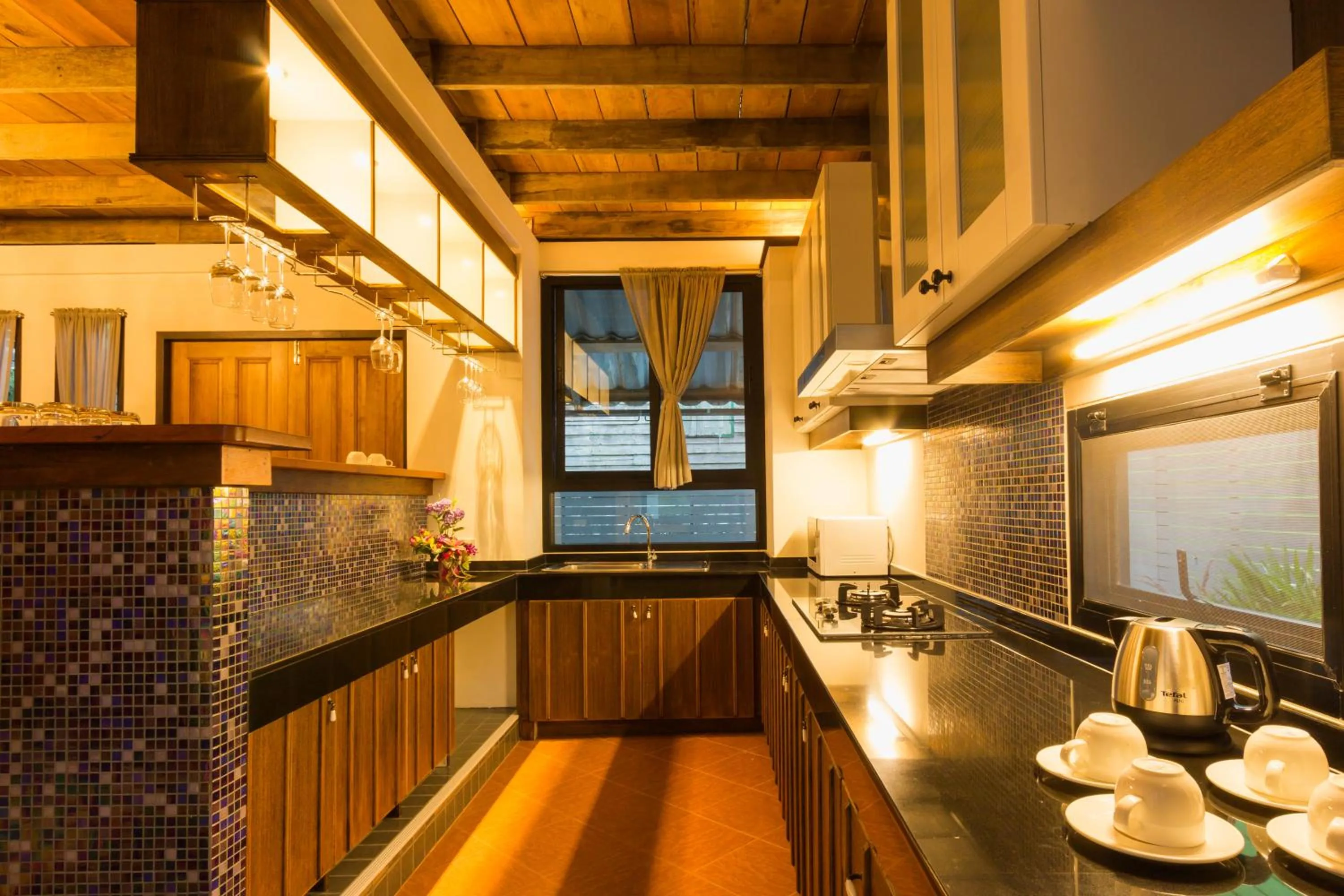 Kitchen or kitchenette in Kata Tranquil Villa - SHA Plus