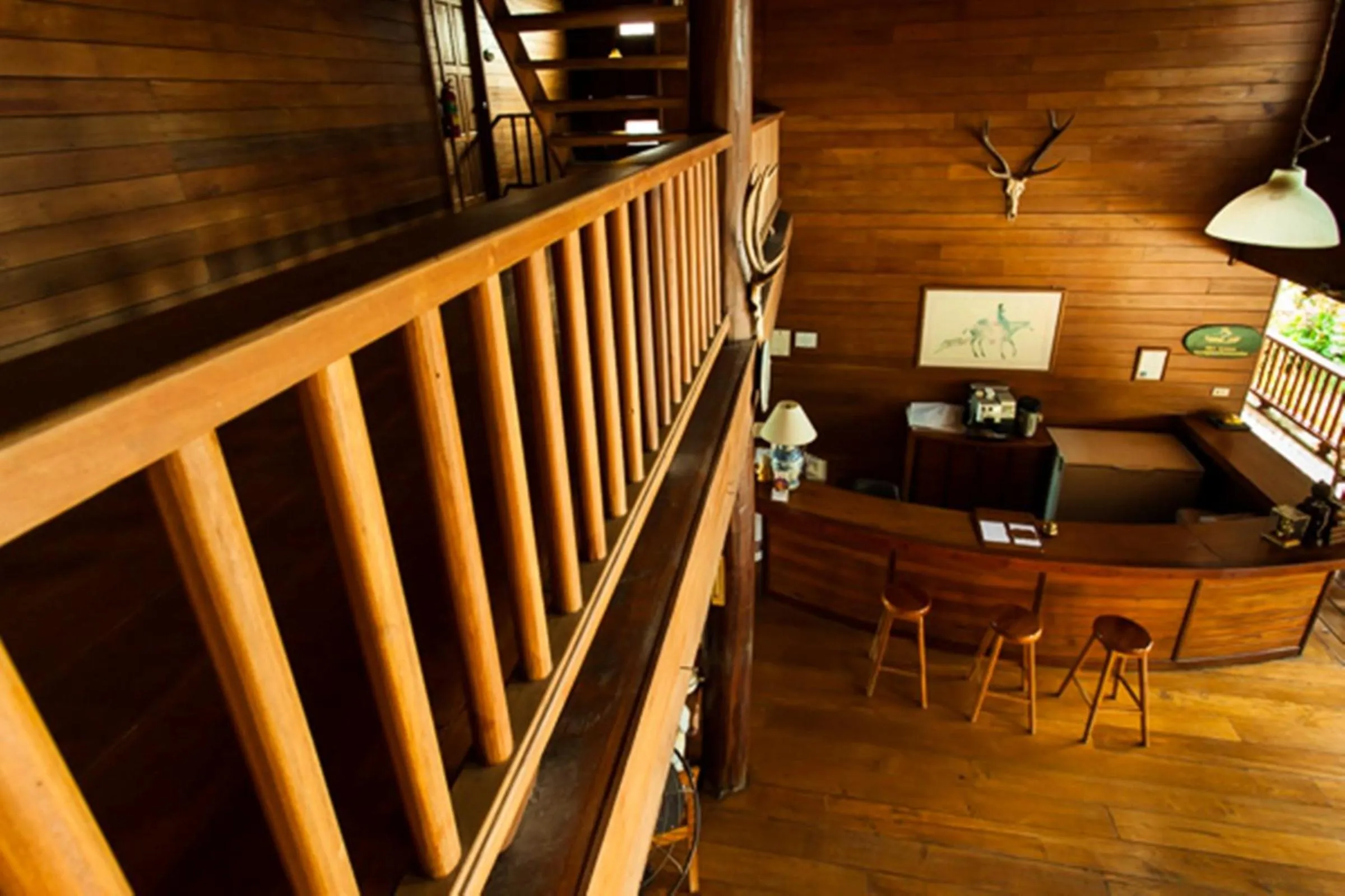 Lobby or reception in Riverhouse-The Teak House