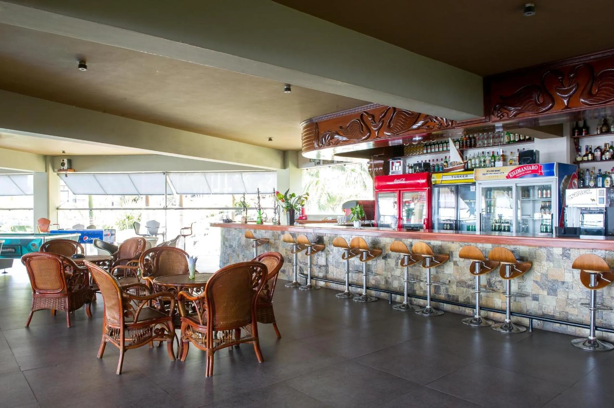 Lounge or bar in Malaika Beach Resort