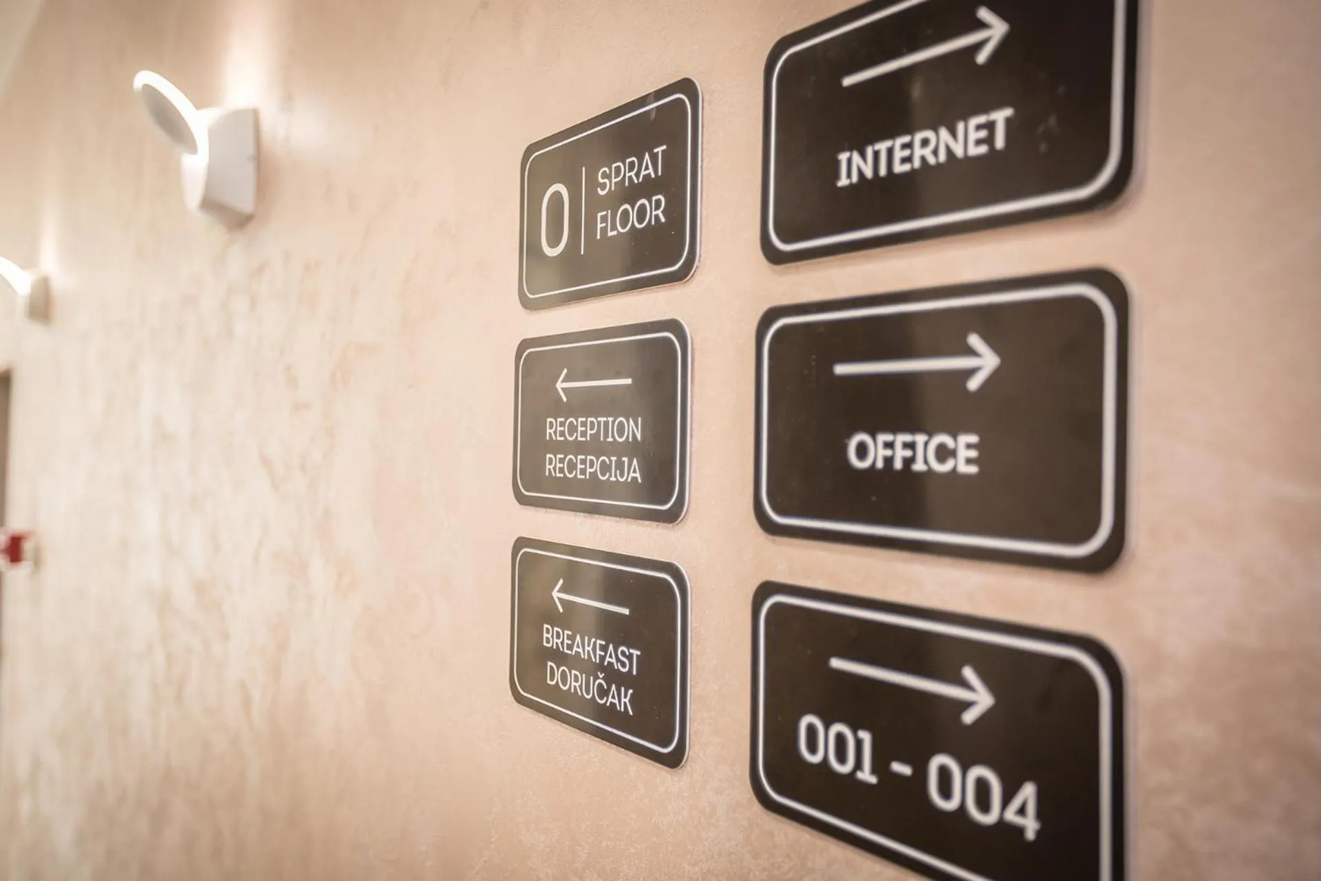 Decorative detail in Hotel Mar Garni