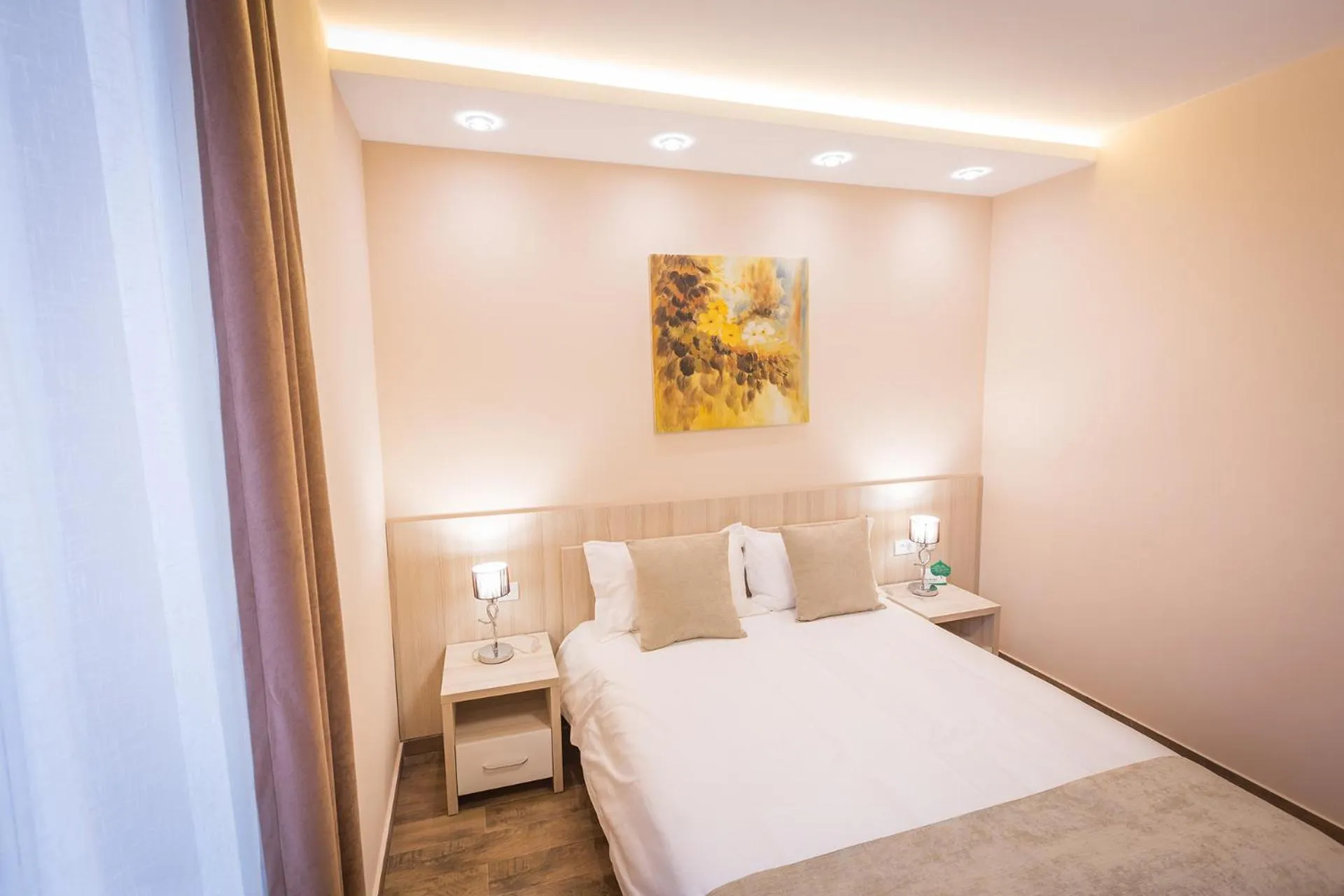 Bed in Hotel Mar Garni