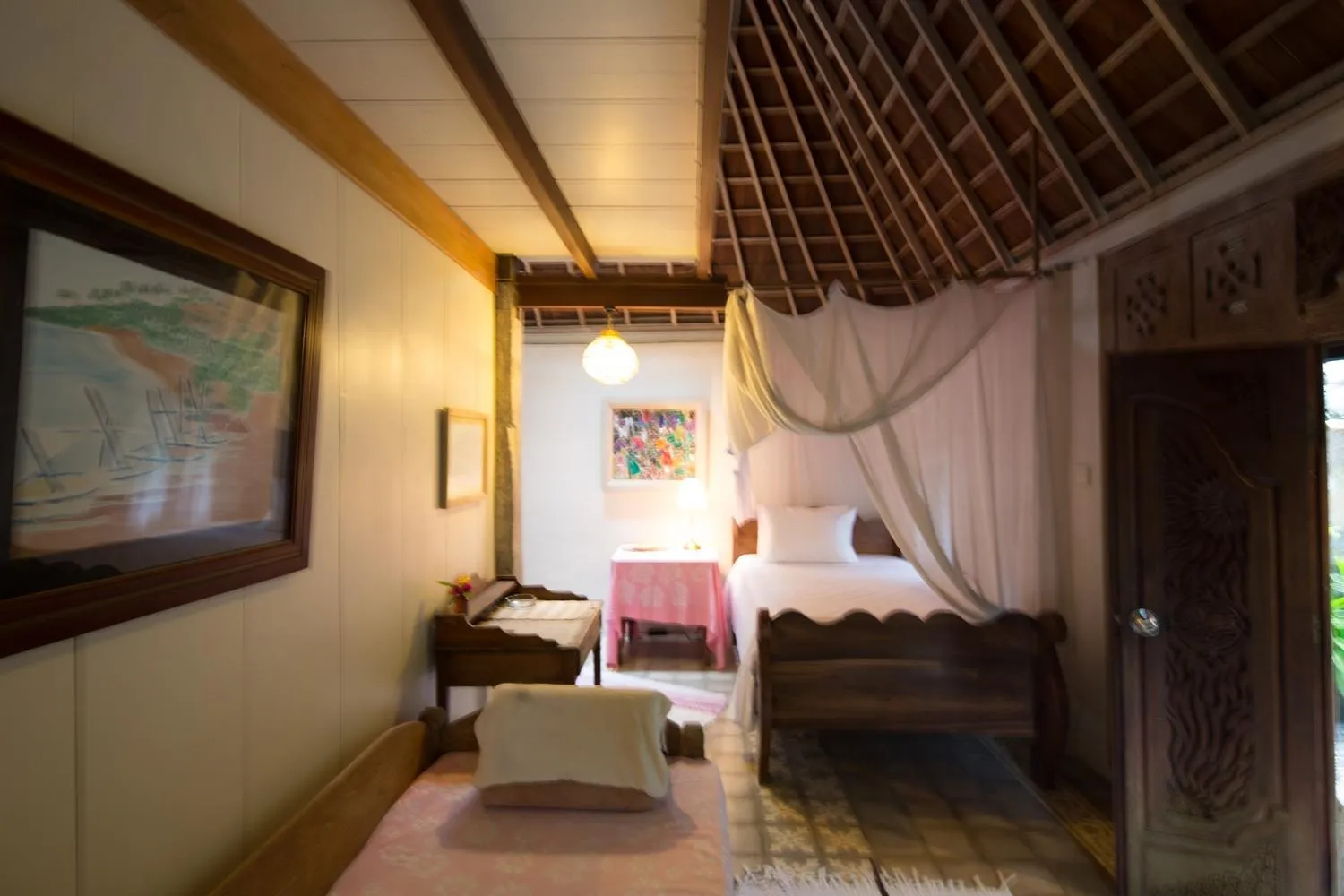 Bed in Pondok Pisang Candidasa