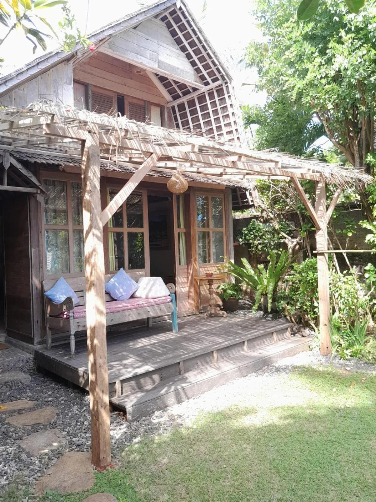 Balcony/Terrace in Pondok Pisang Candidasa