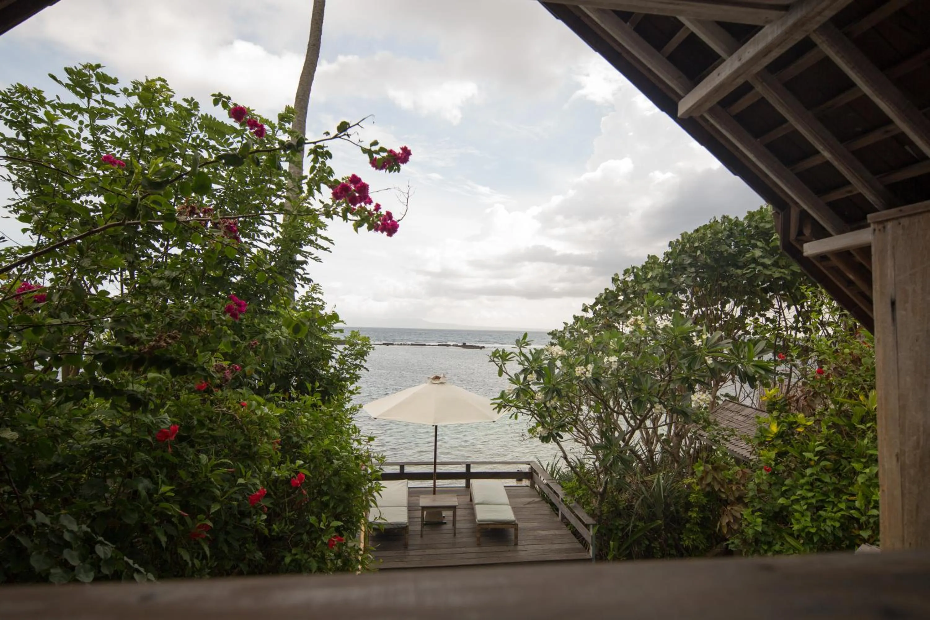 Balcony/Terrace in Pondok Pisang Candidasa