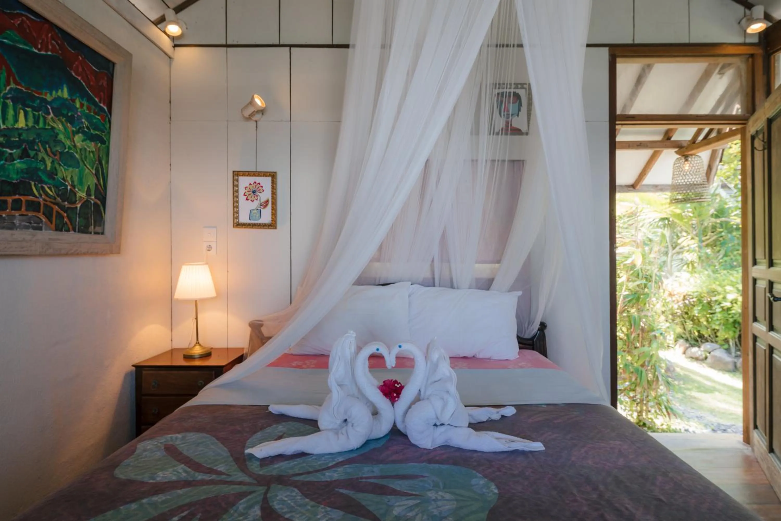 Bed in Pondok Pisang Candidasa