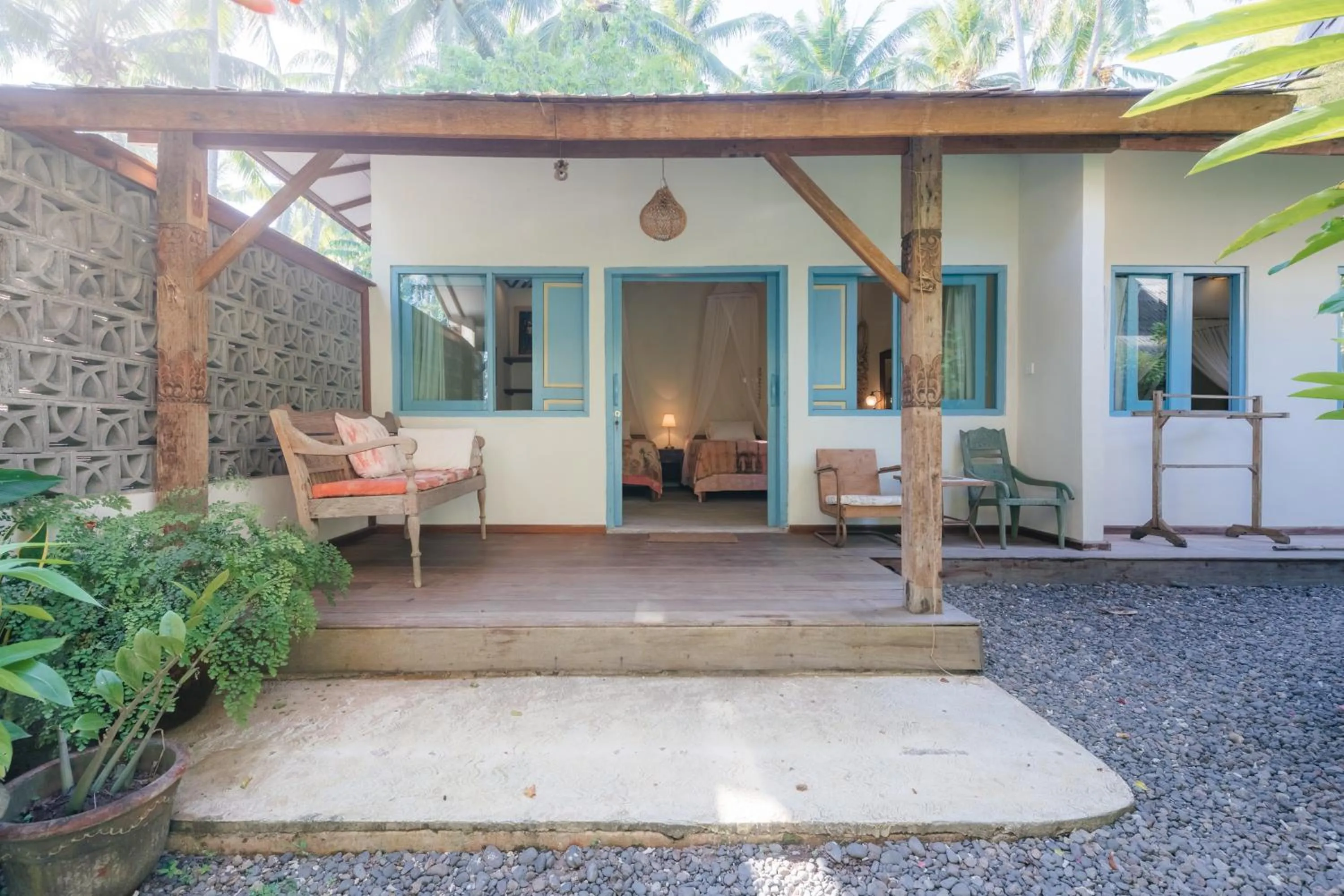 Balcony/Terrace in Pondok Pisang Candidasa