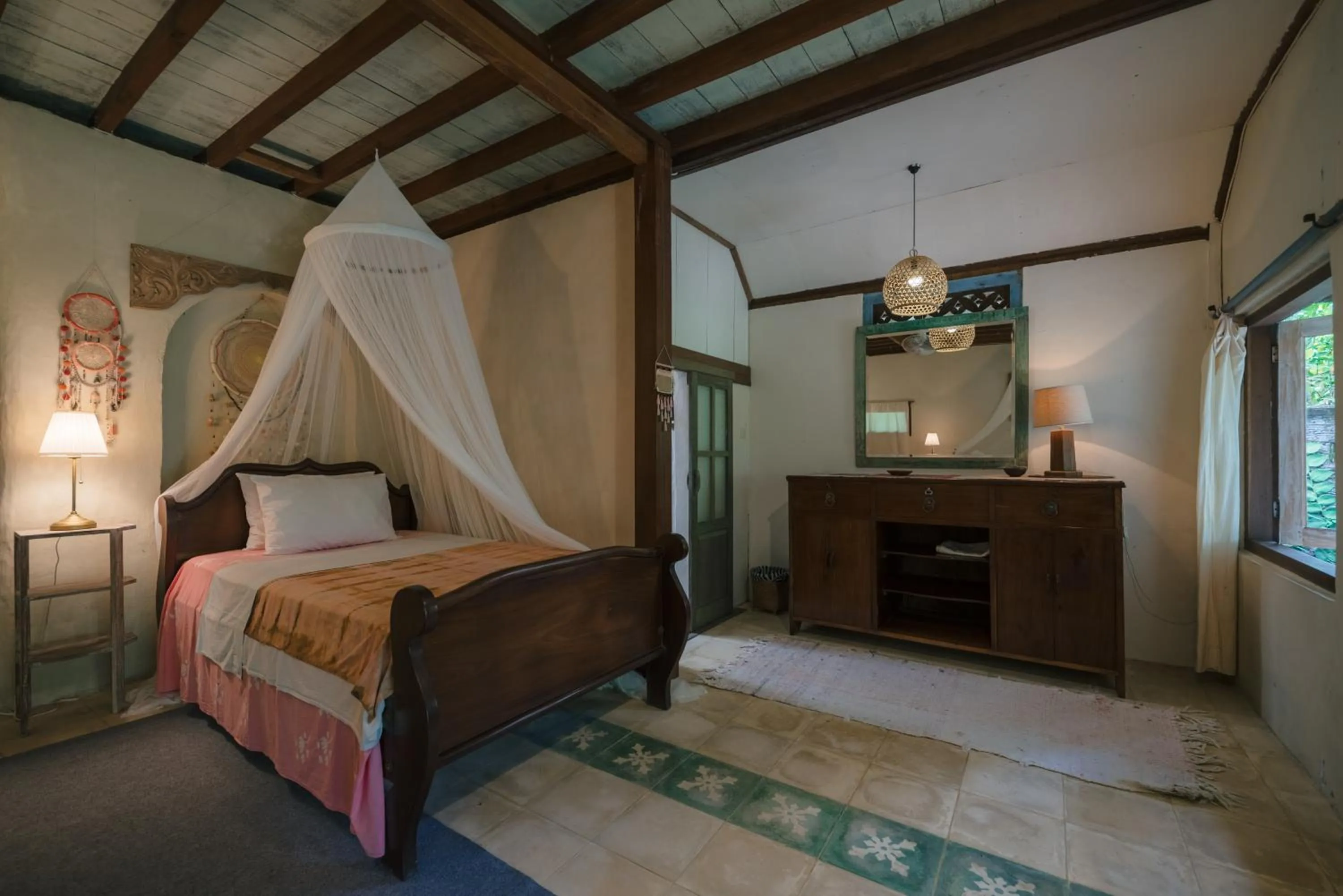 Bedroom, Bed in Pondok Pisang Candidasa