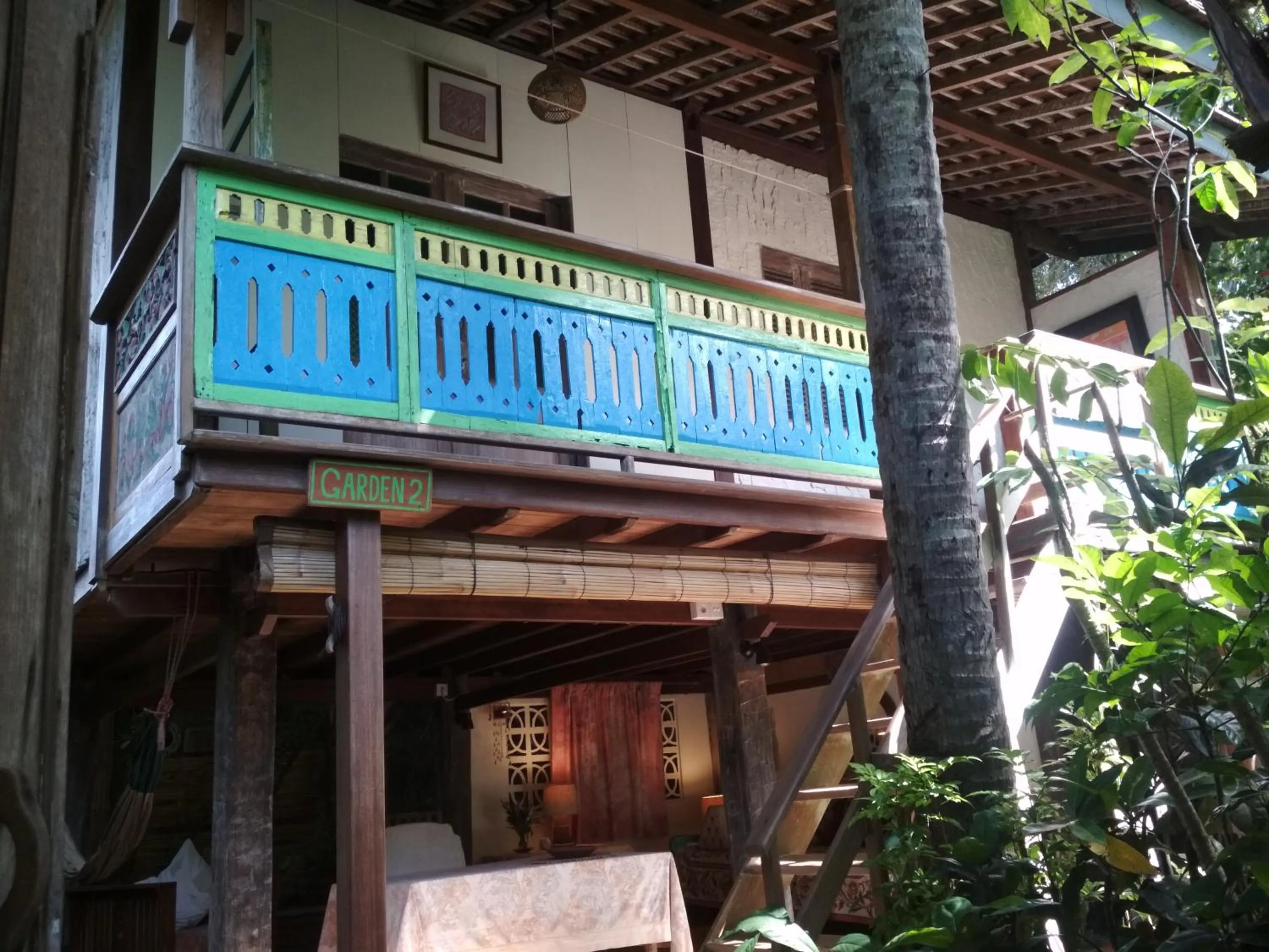 Balcony/Terrace in Pondok Pisang Candidasa