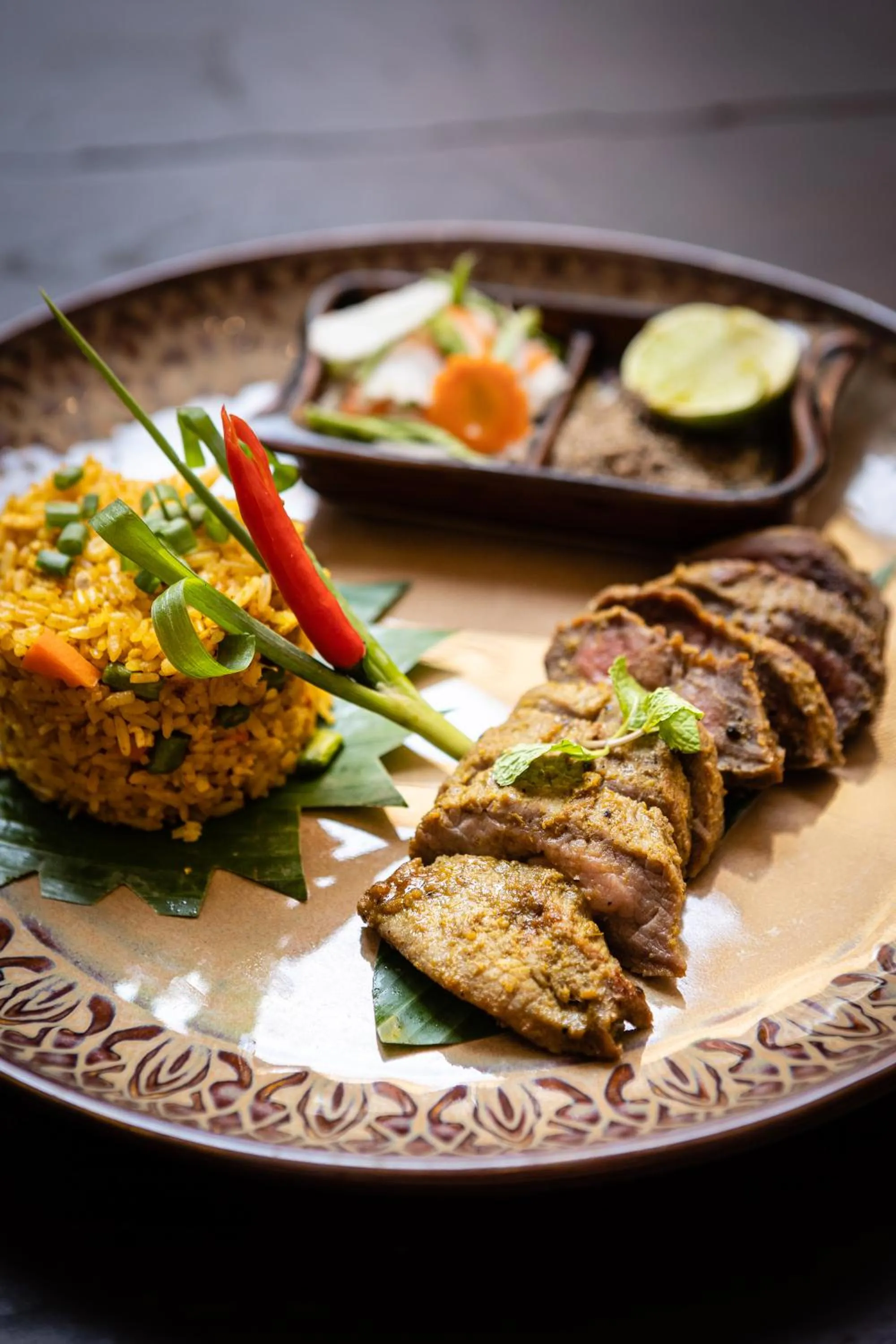 Food and drinks in Montra Nivesha residence and Art