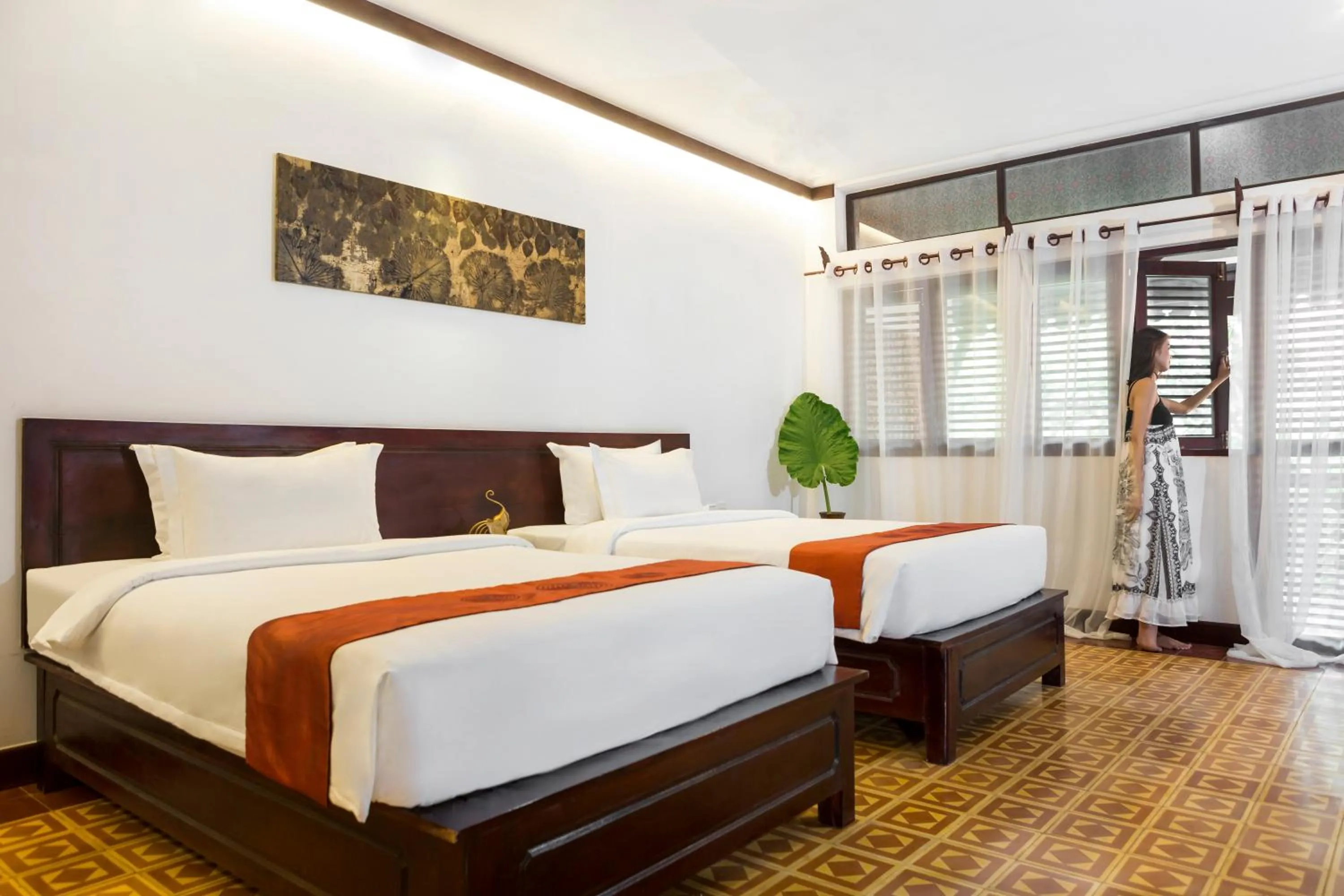 Bedroom in Montra Nivesha residence and Art