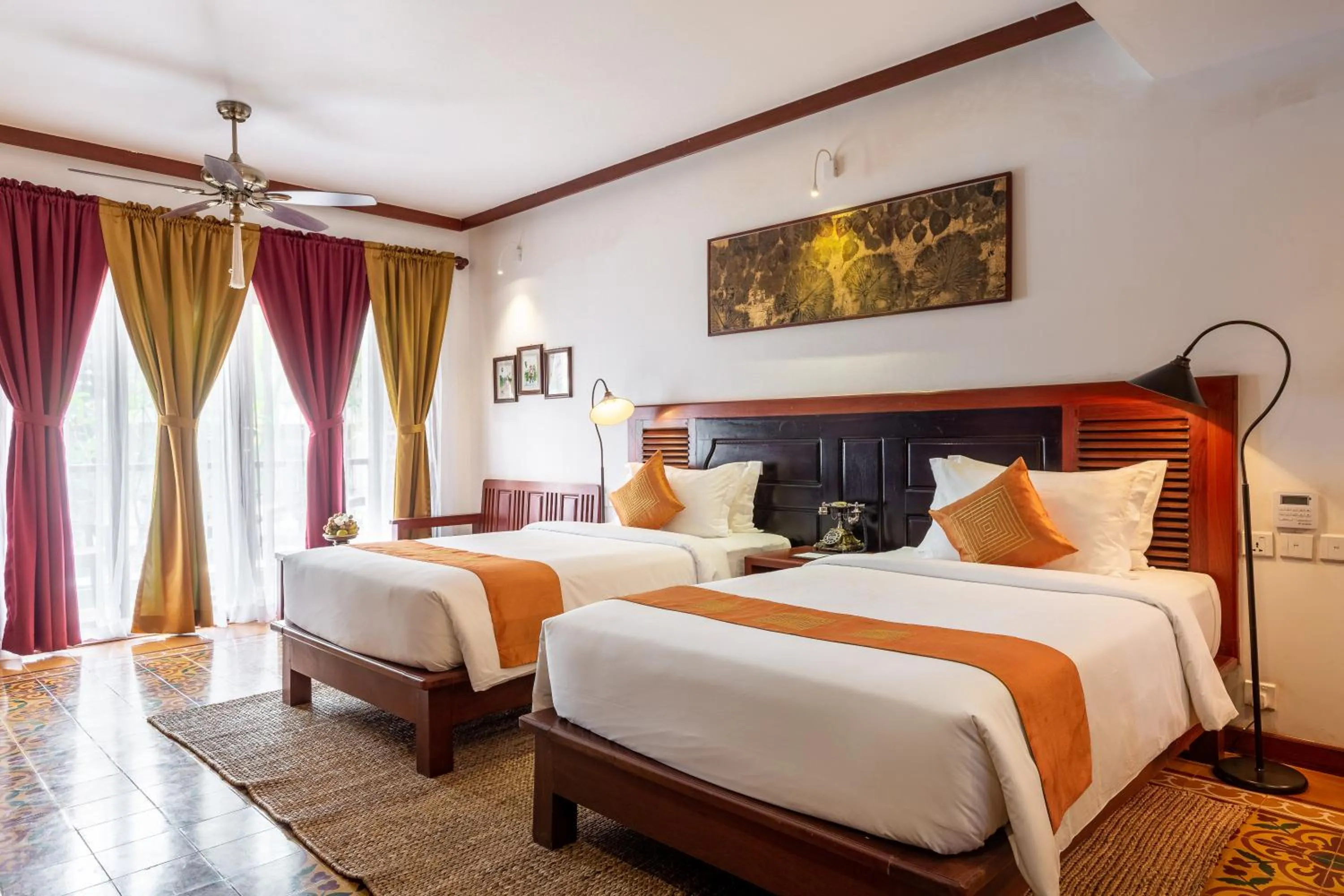 Bed in Montra Nivesha residence and Art