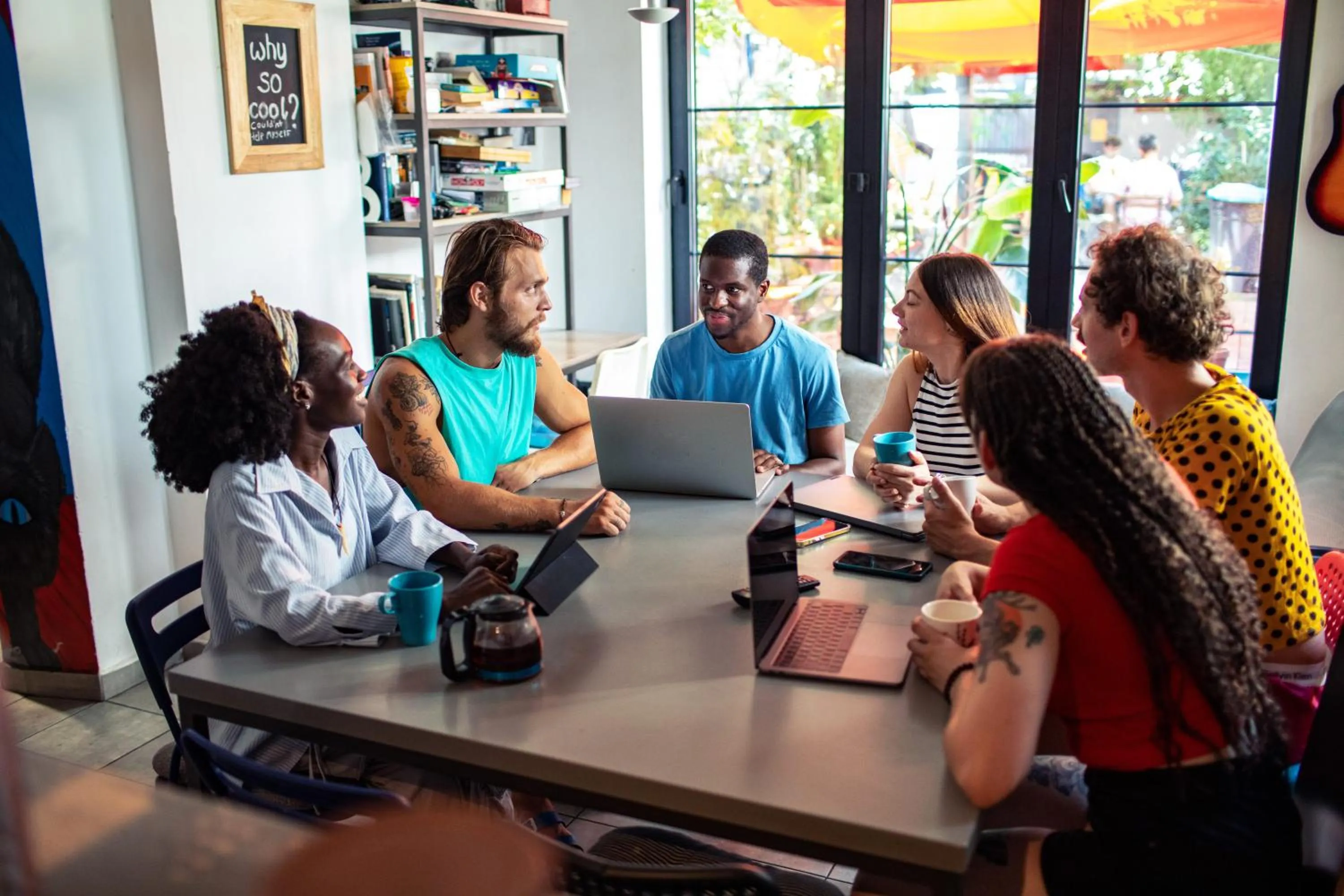 People in Good People Design Hostel