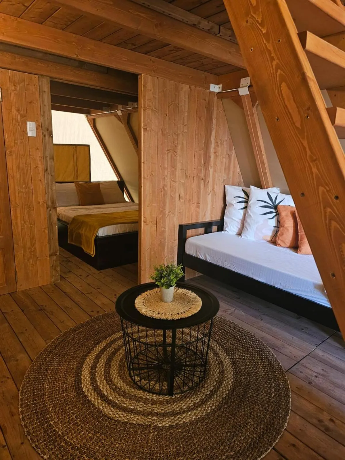 Bed in Aquamare Beach Camp Resort