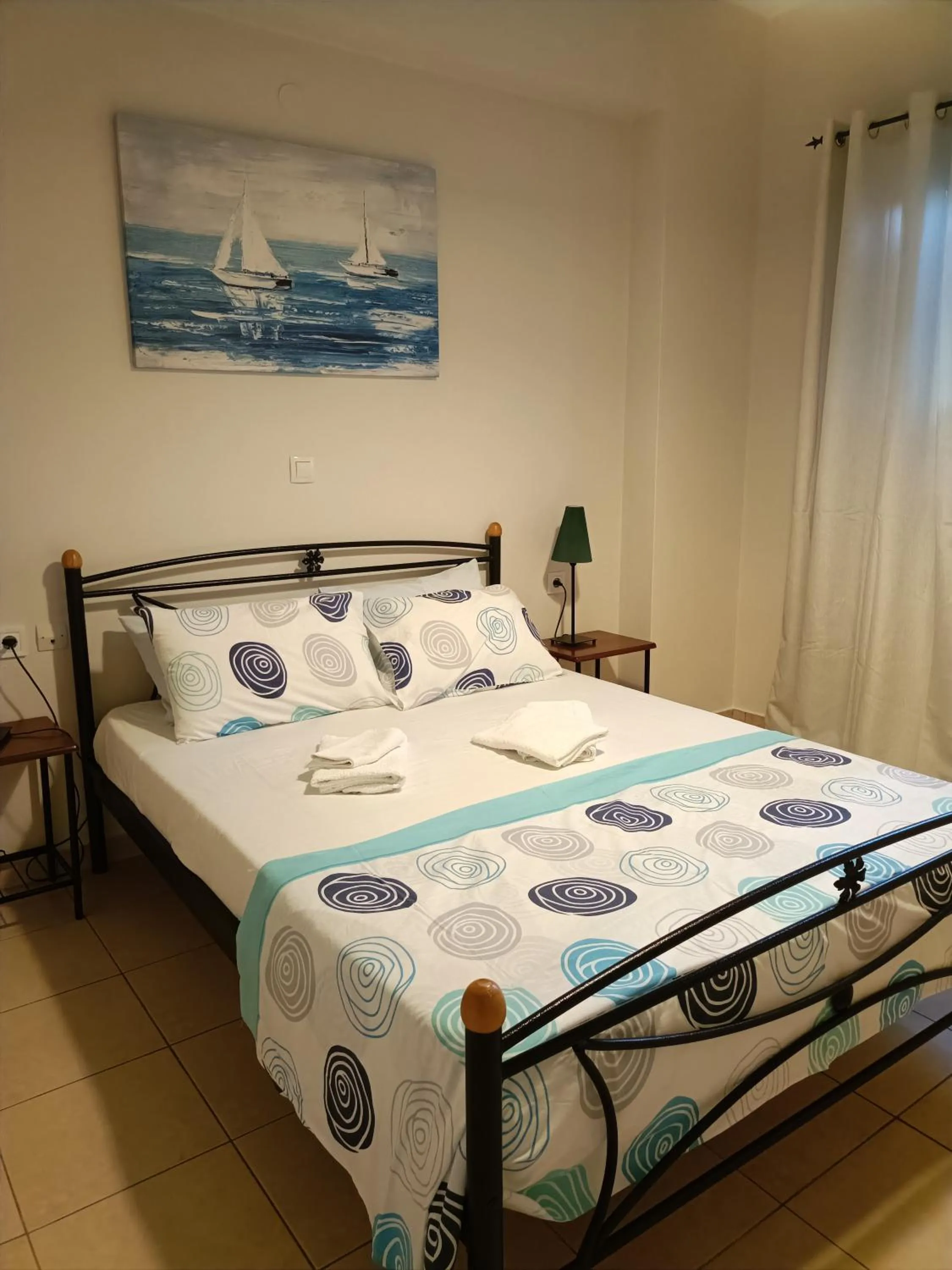 Bed in Elias Apartments
