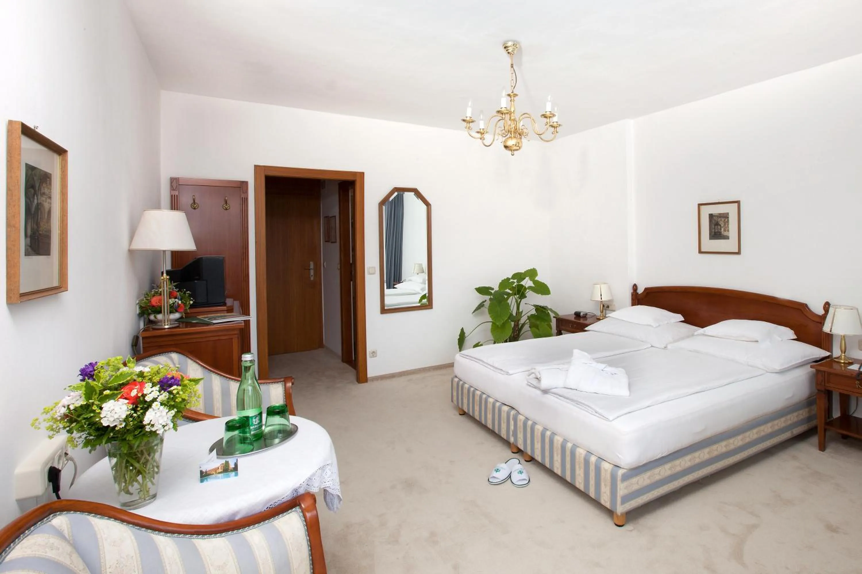 Bed in Hotel Richard Löwenherz