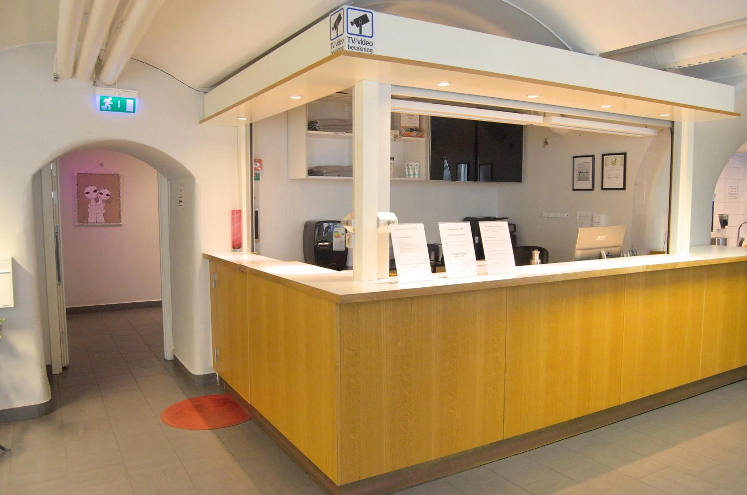 Lobby or reception in Hostel Dalagatan