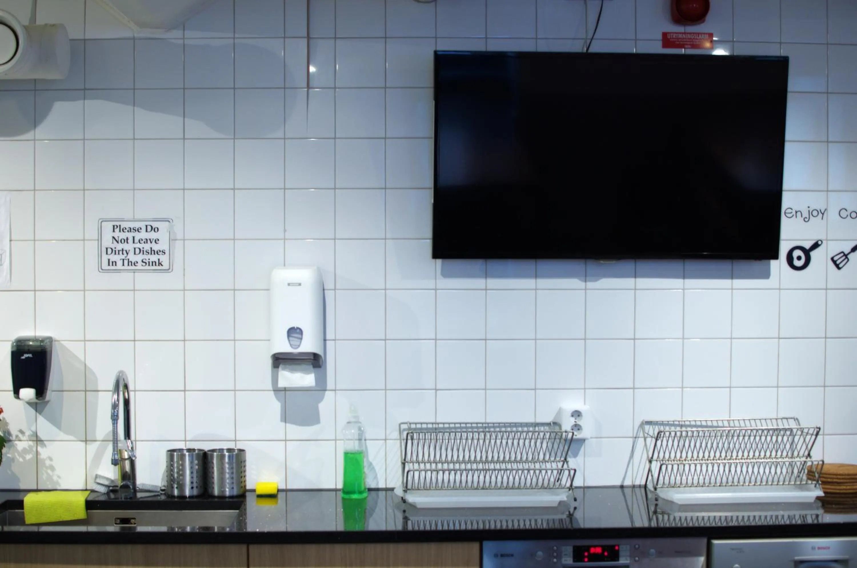 kitchen in Hostel Dalagatan
