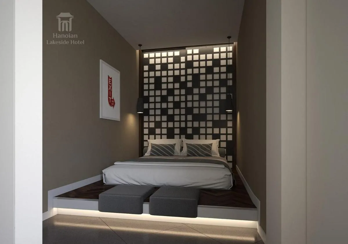 Bed in Hanoi Lakeside Premium Hotel & Travel