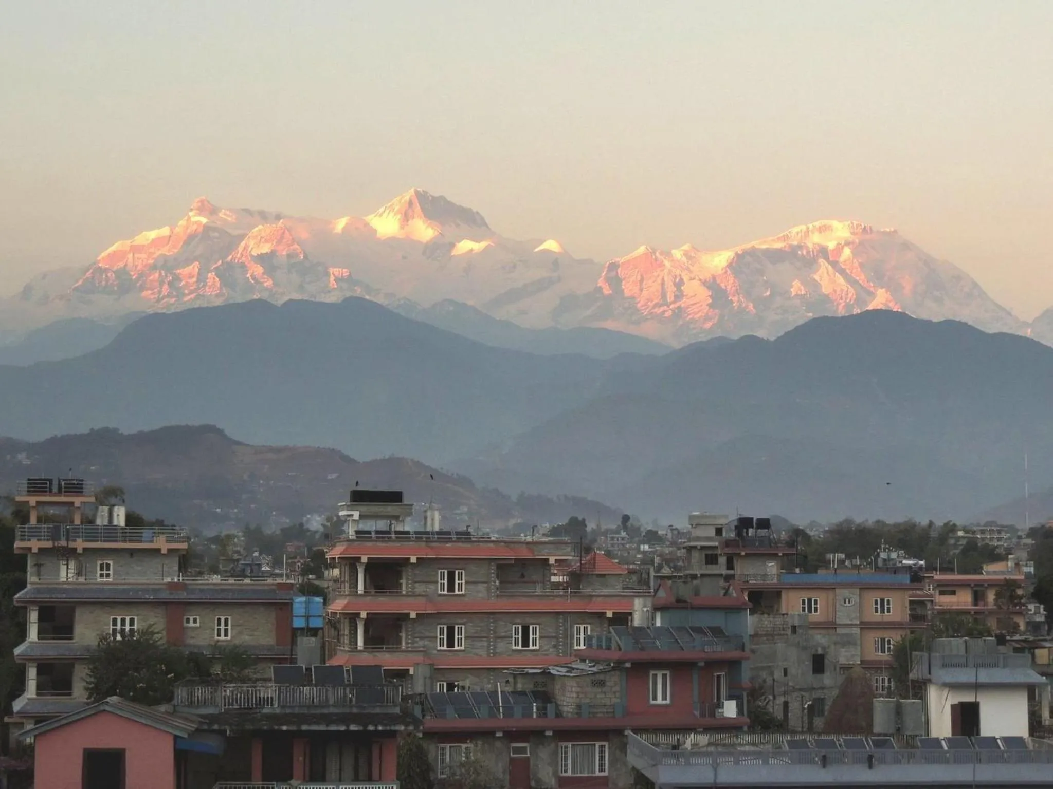 City view in Hotel Asia