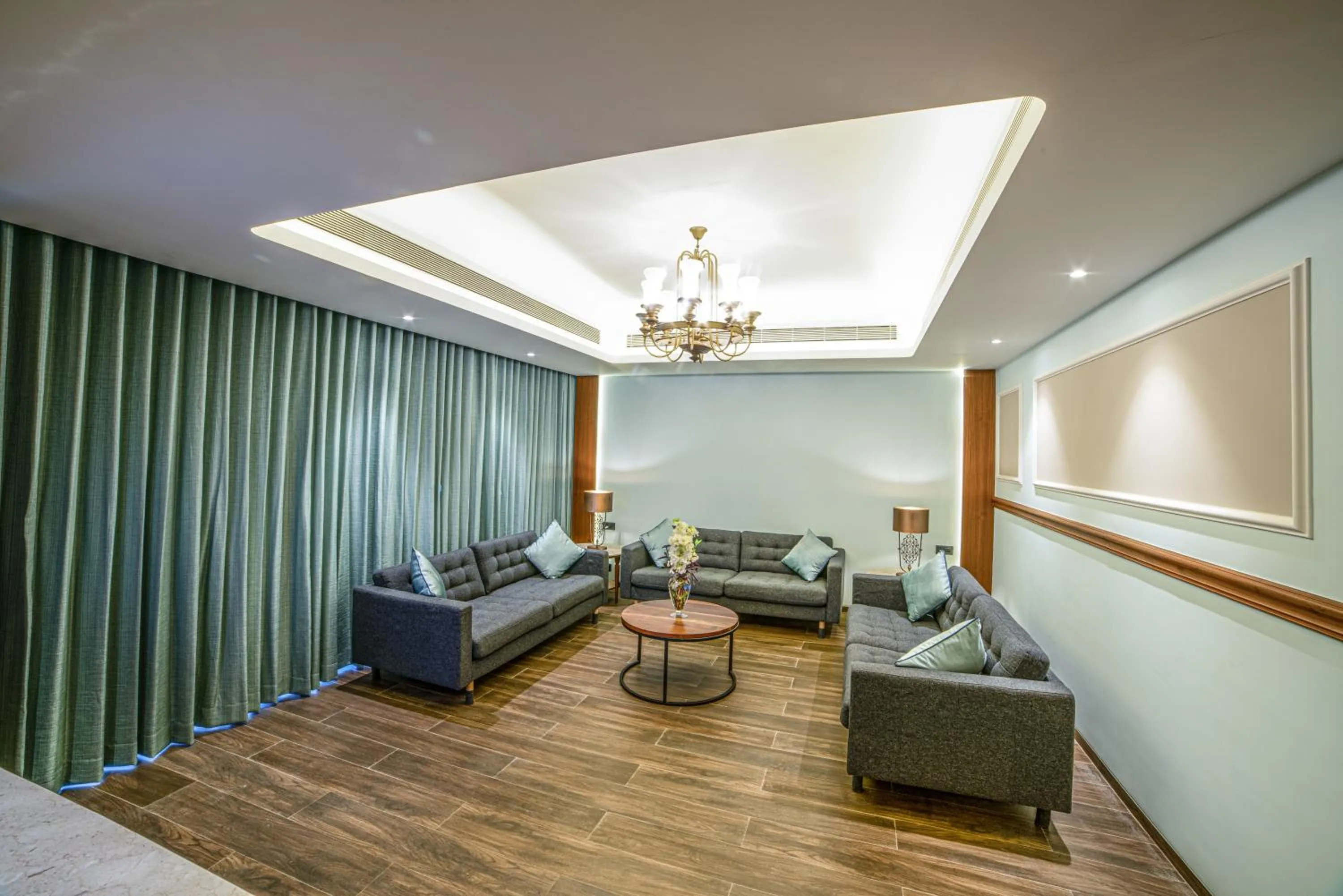 Living room in Gift City Club, a member of Radisson Individuals