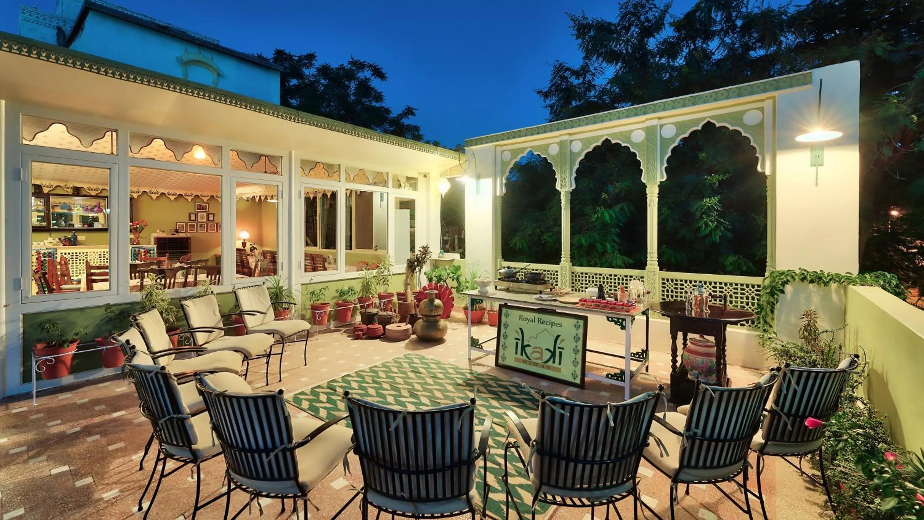 Balcony/Terrace in Ikaki Niwas - A Heritage Boutique Hotel