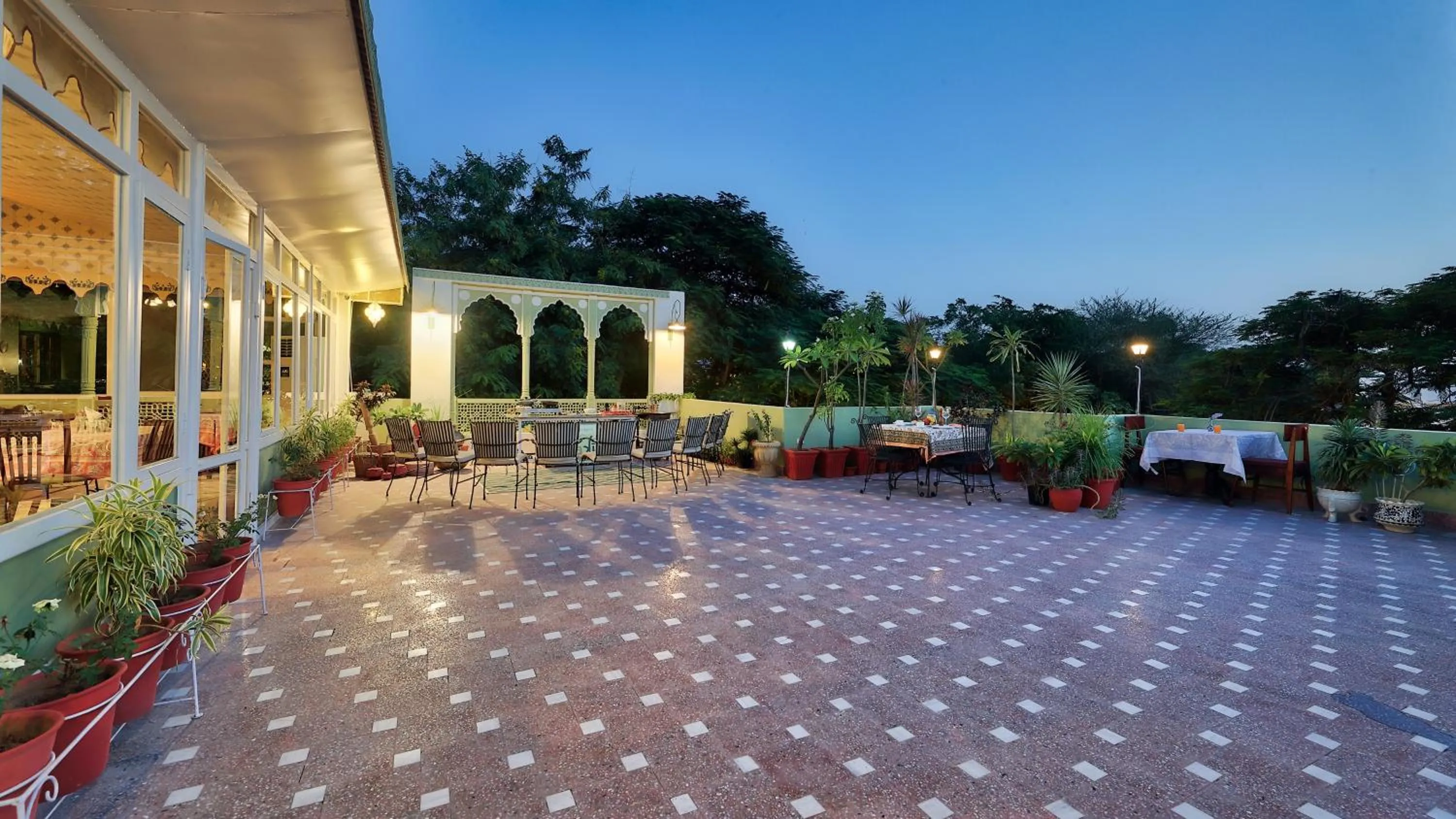 Balcony/Terrace in Ikaki Niwas - A Heritage Boutique Hotel