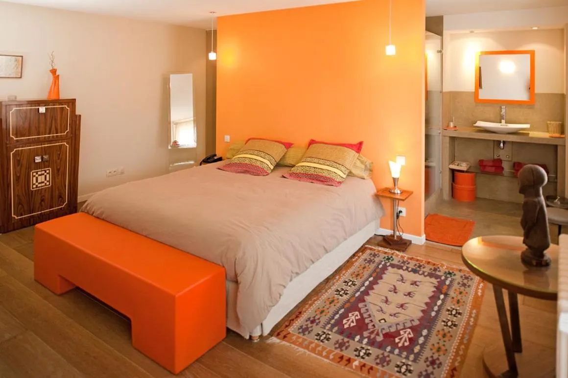 Bedroom, Bed in Maison d'Hôte de Myon