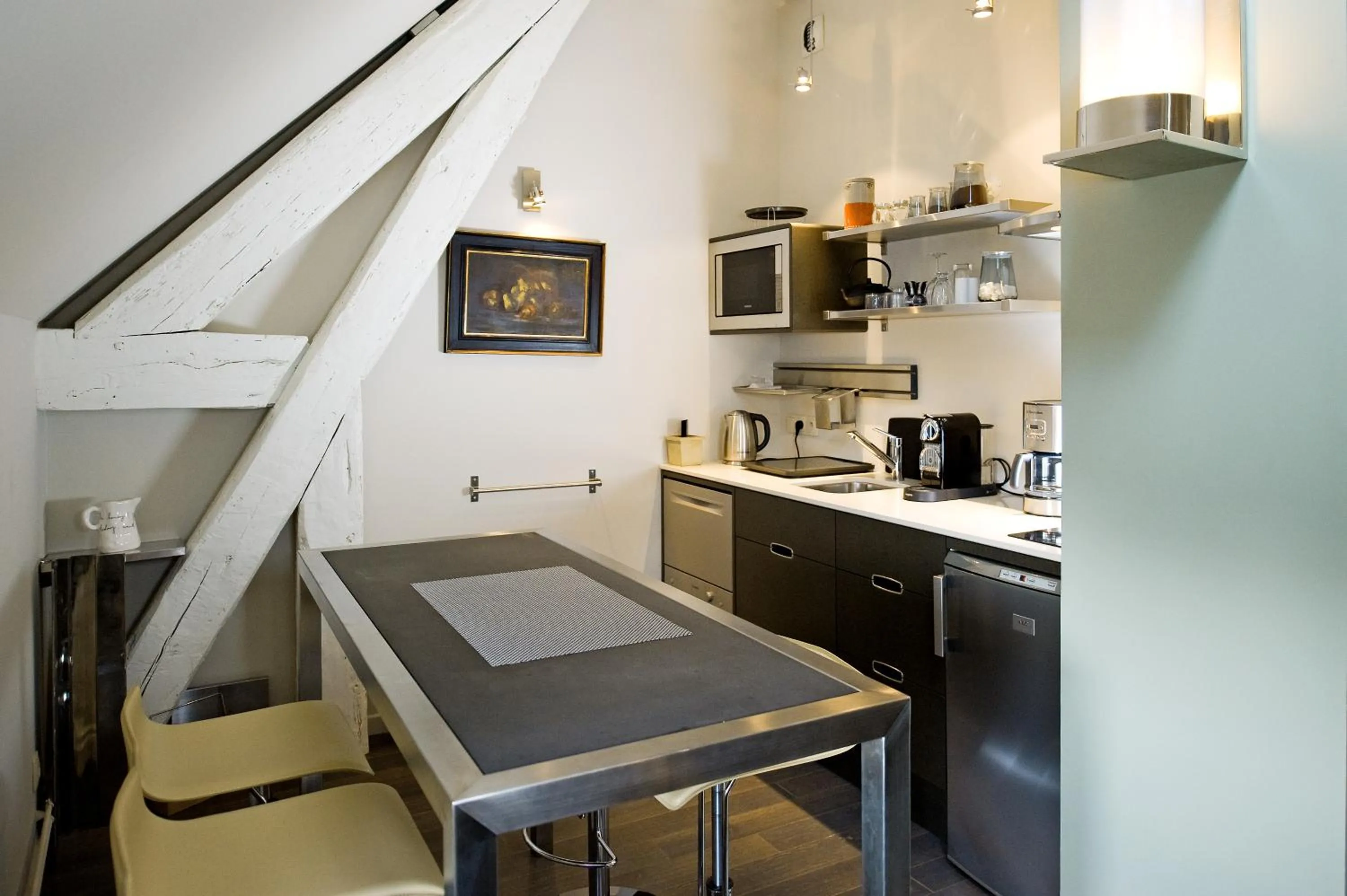 Kitchen or kitchenette in Maison d'Hôte de Myon