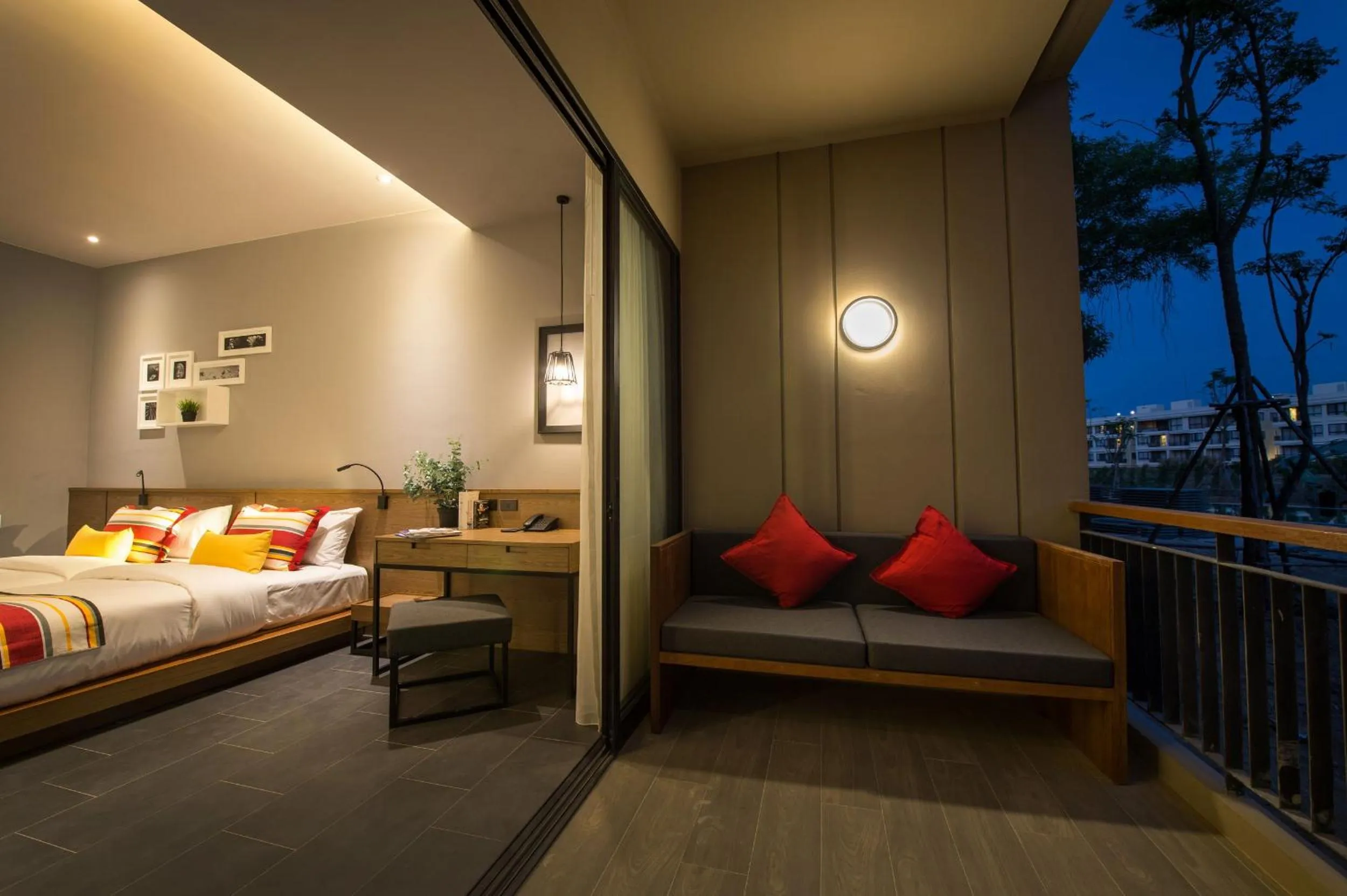 Balcony/Terrace, Bed in The Gallery Hotel Nai Harn