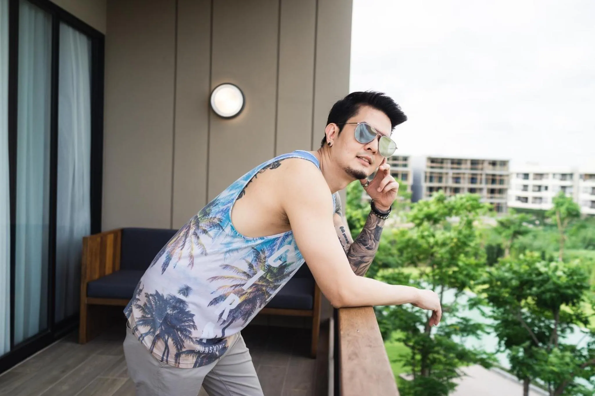 People in The Gallery Hotel Nai Harn