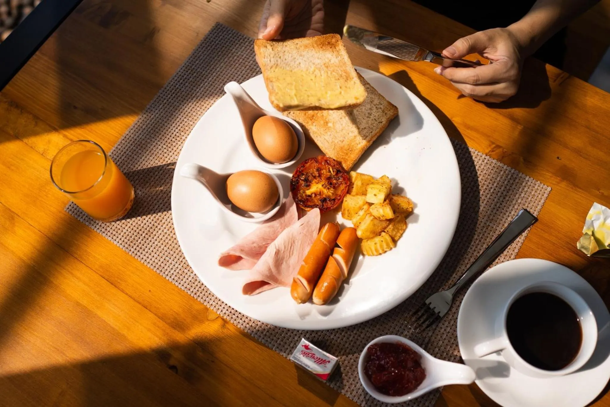 Breakfast in The Gallery Hotel Nai Harn