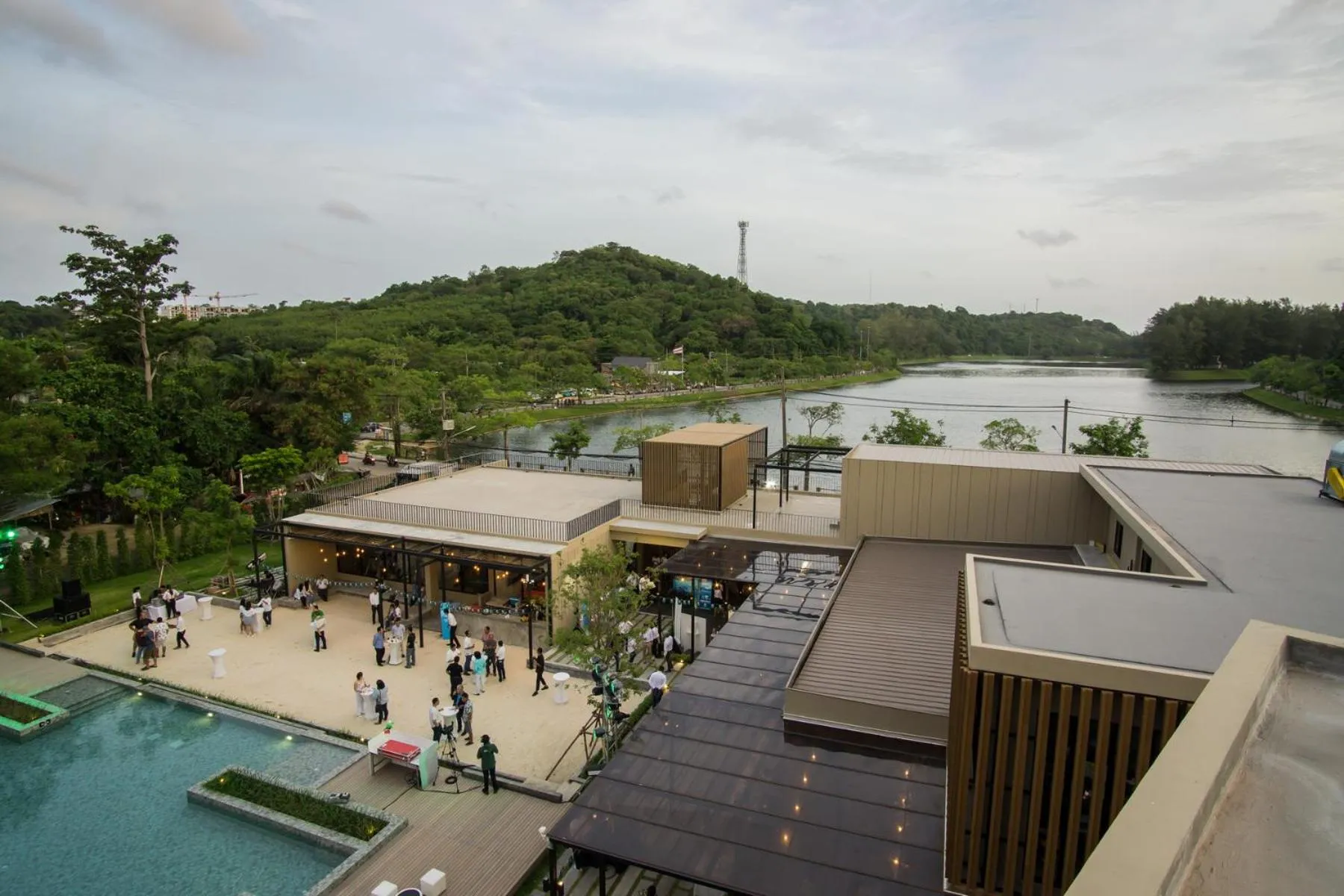 Lake view in The Gallery Hotel Nai Harn