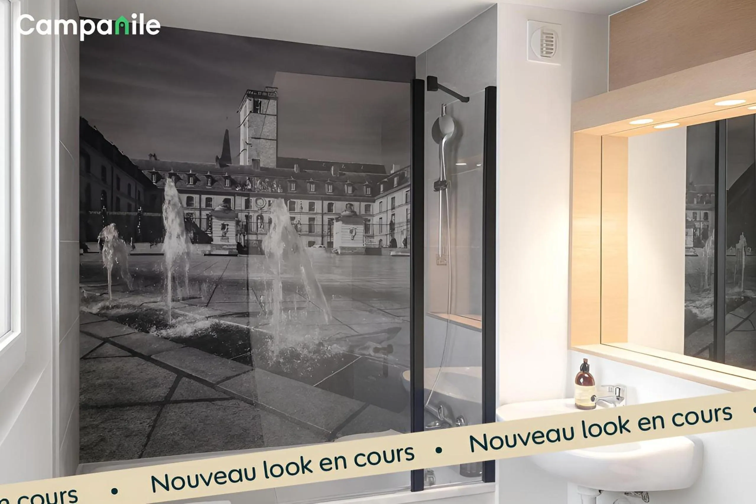 Bathroom in Campanile Dijon Centre - Gare