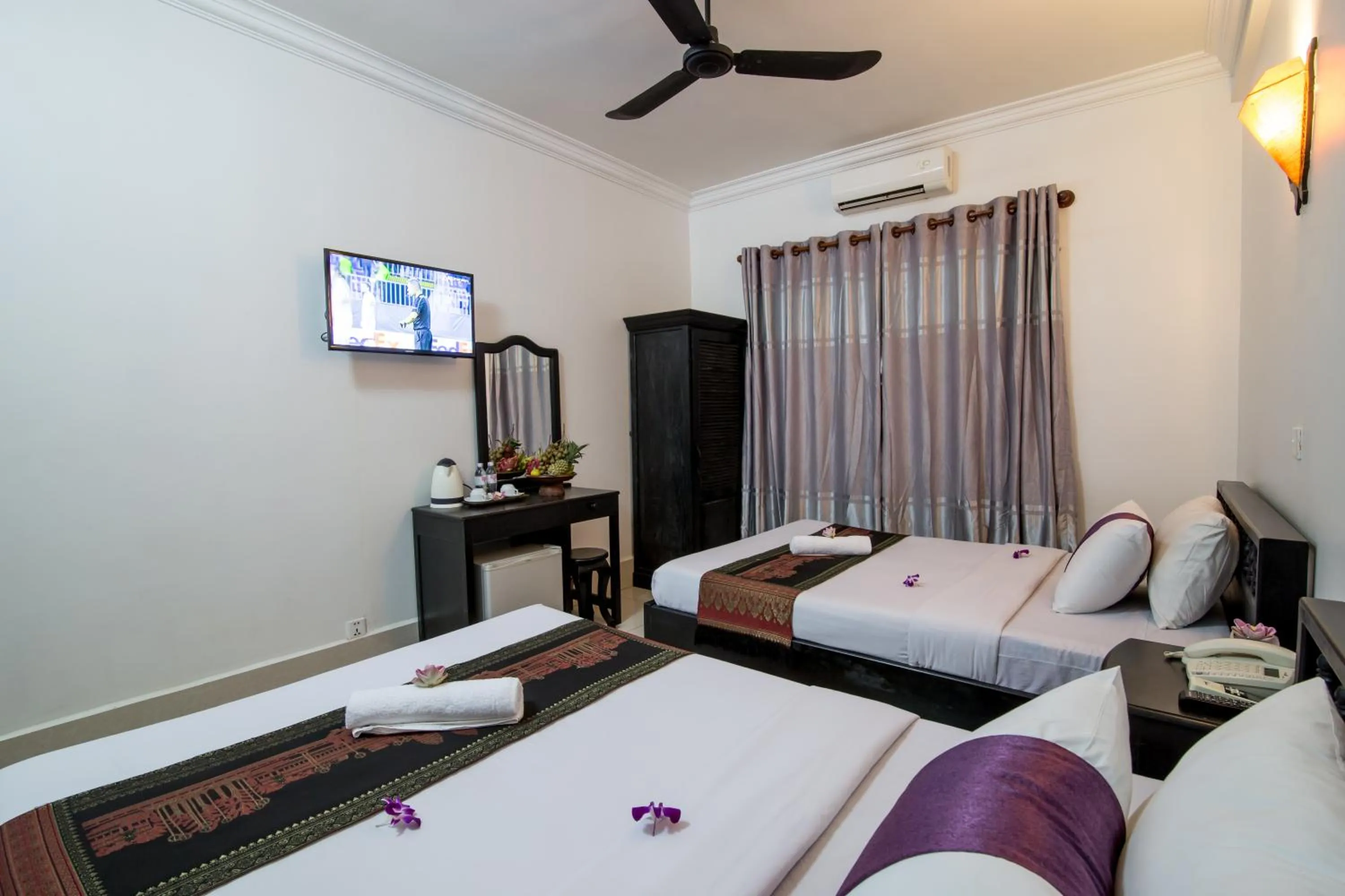 Bedroom, Bed in The Unique Angkor Villa