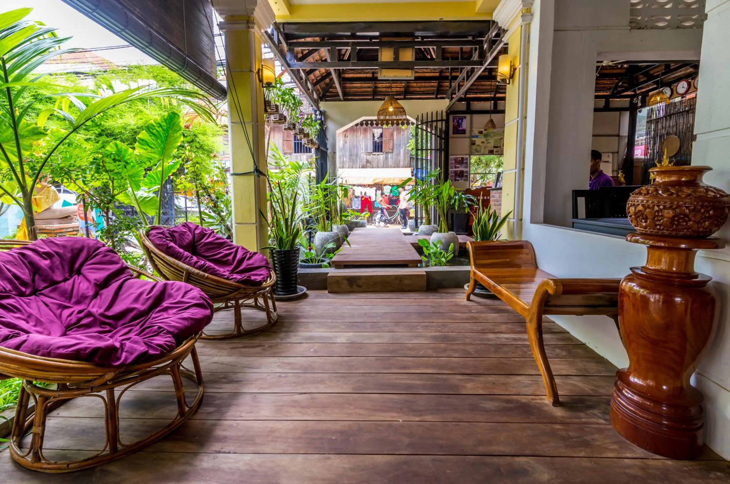 Lobby or reception in The Unique Angkor Villa