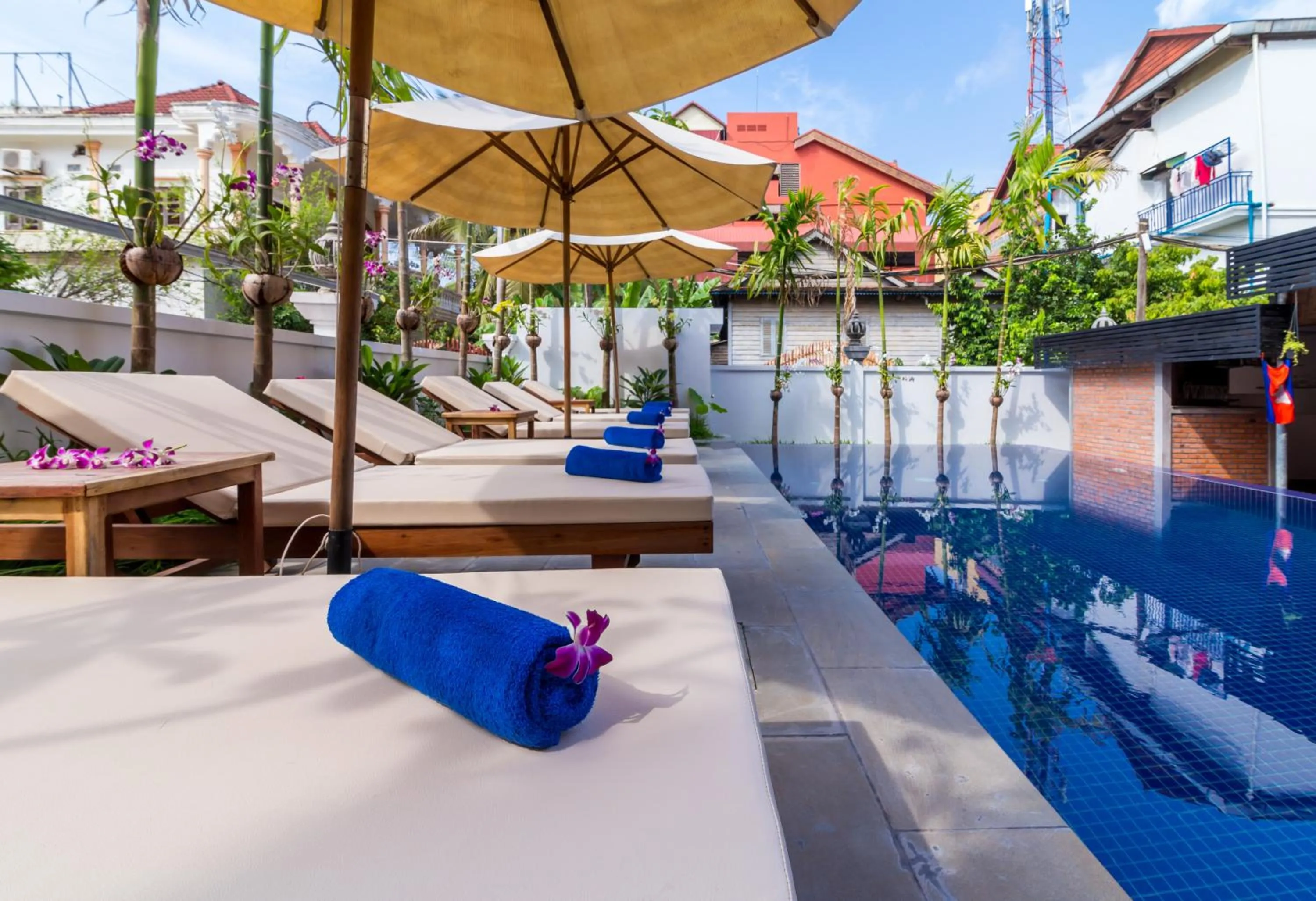 Swimming pool in The Unique Angkor Villa