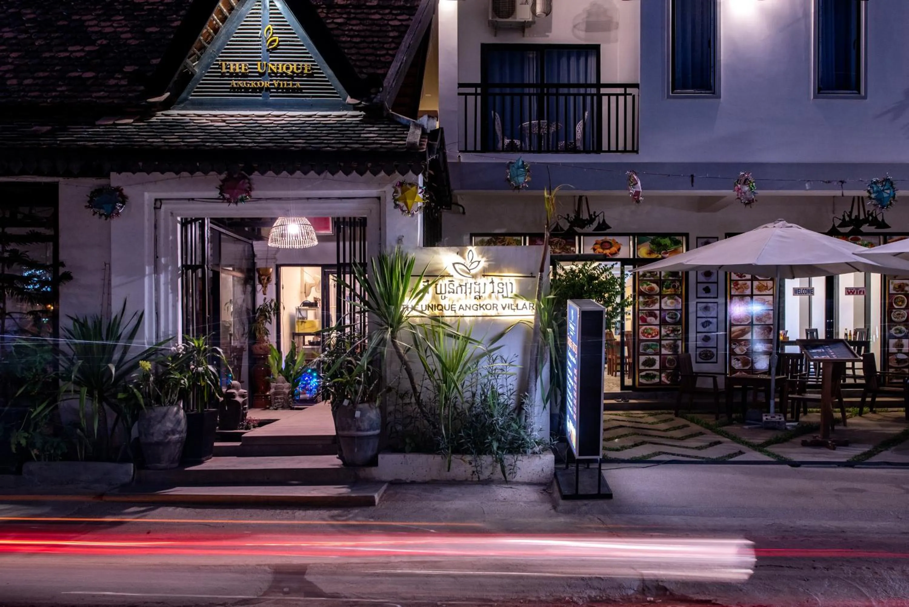 Facade/entrance in The Unique Angkor Villa