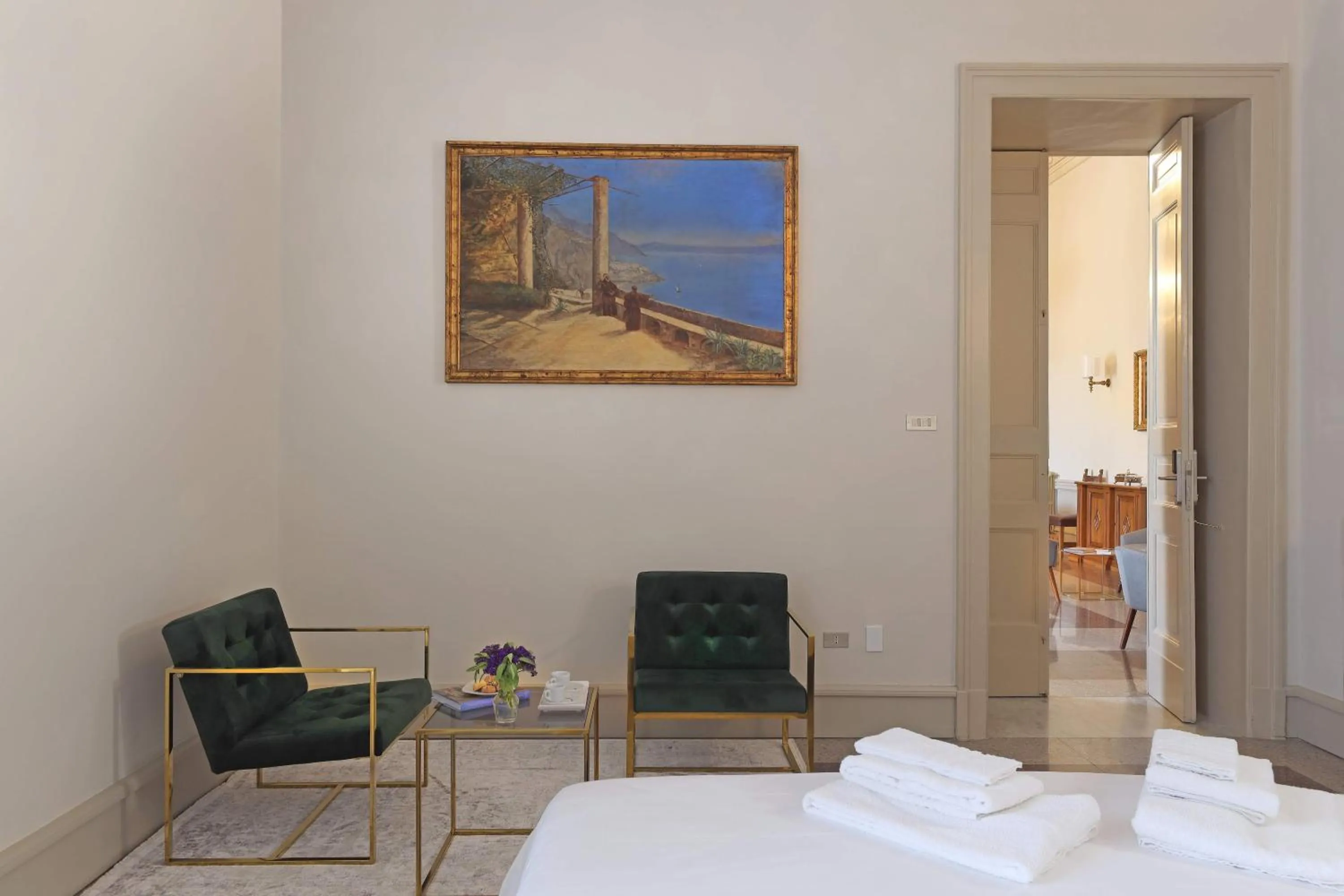 Bedroom, Bed in Palazzo Circolone