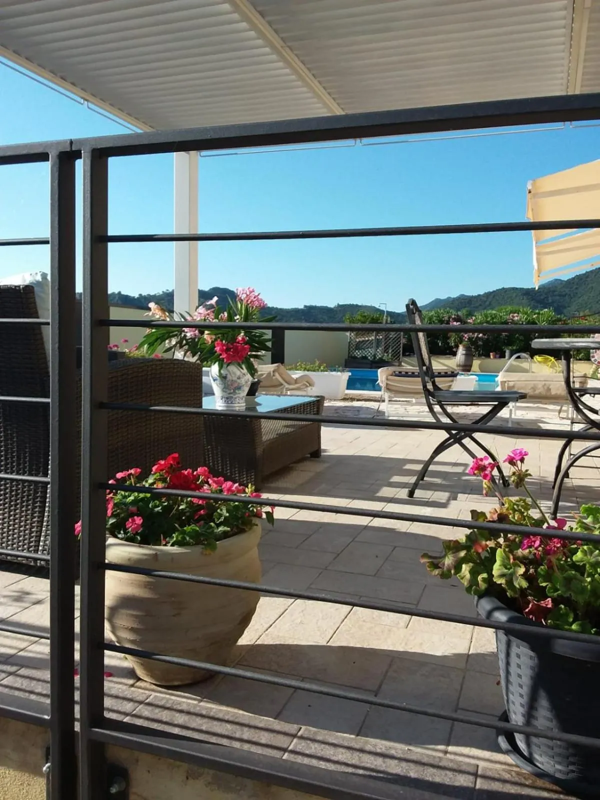 Patio in B&B Il melograno