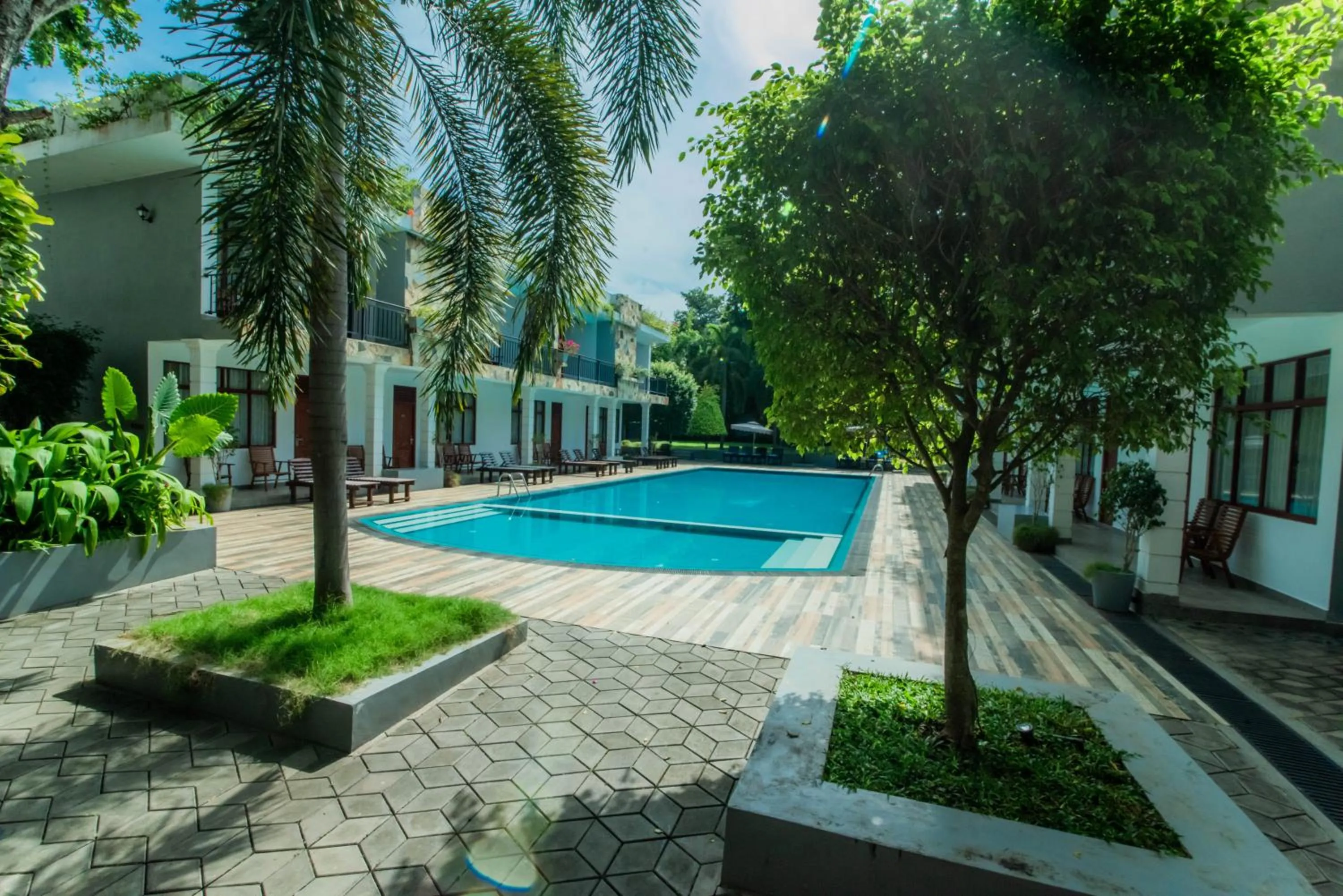 Garden view in Royal Reach Udawalawe