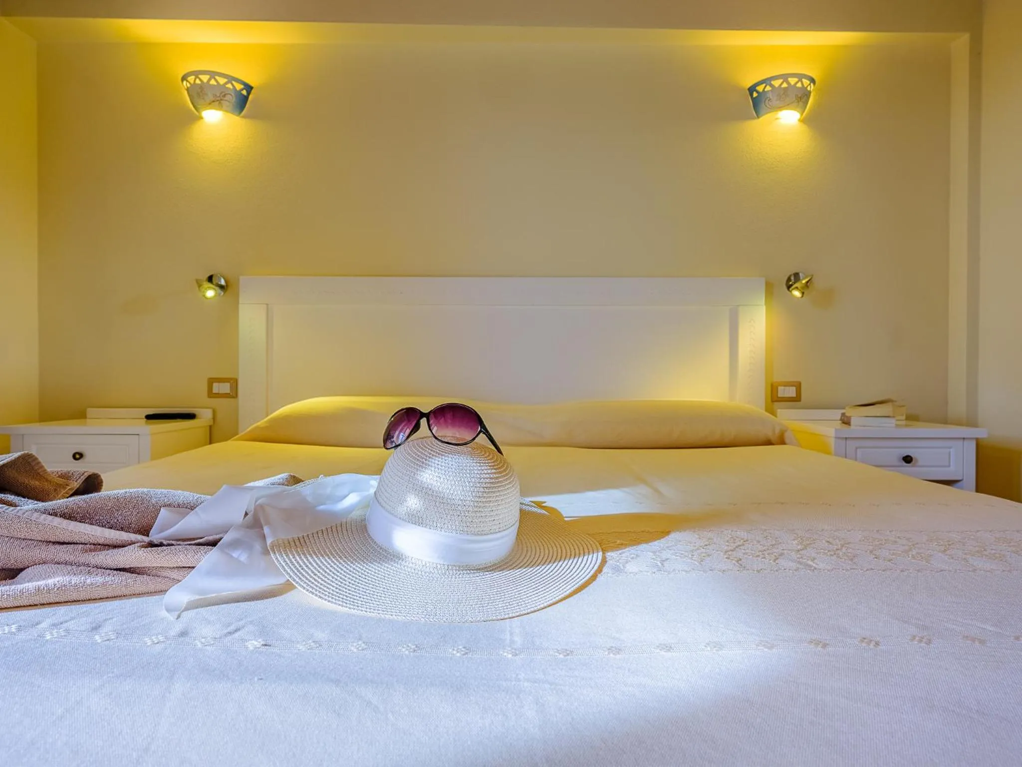 Bed in Villa Barbarina Nature Resort