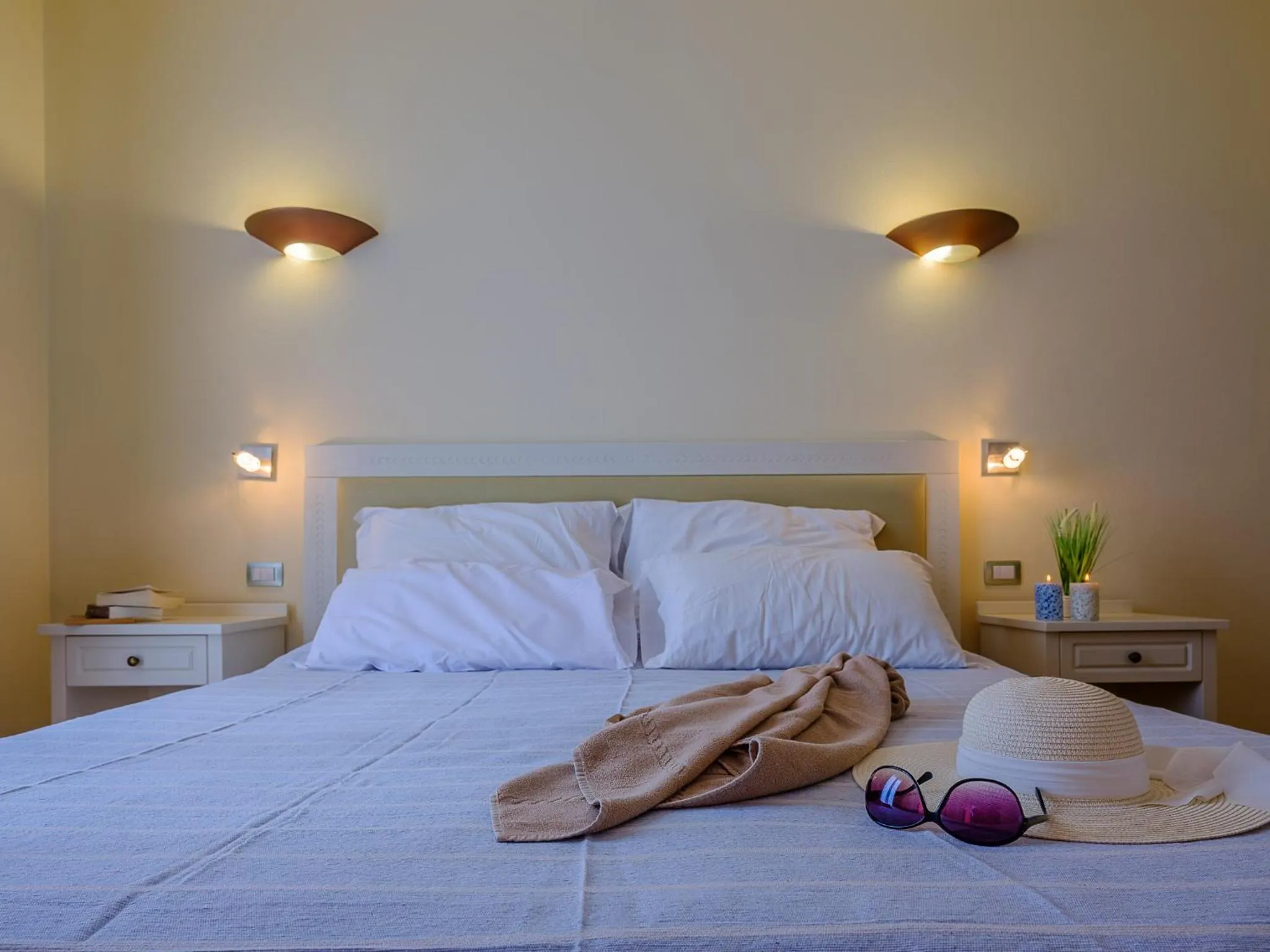 Bed in Villa Barbarina Nature Resort