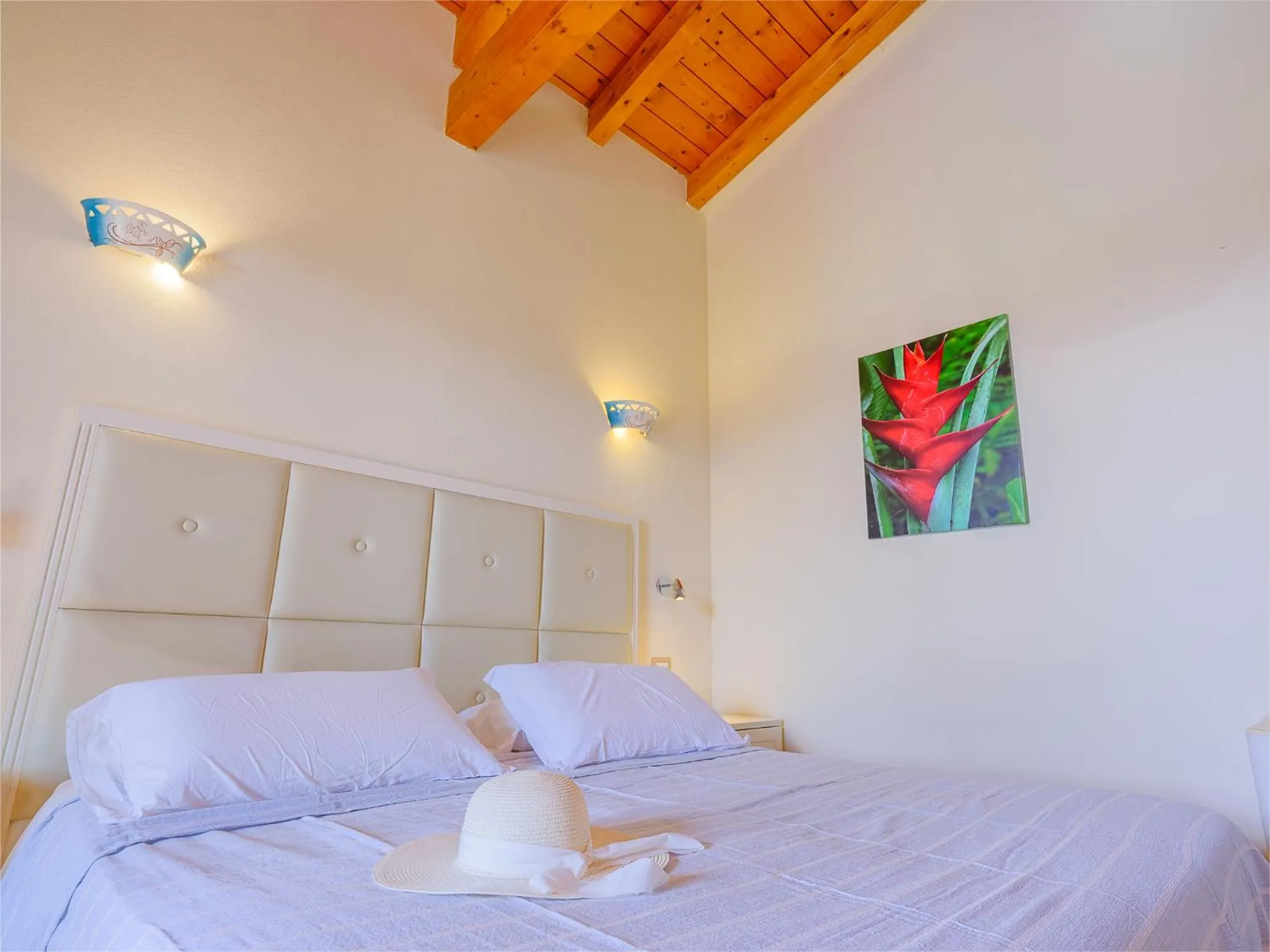 Bed in Villa Barbarina Nature Resort